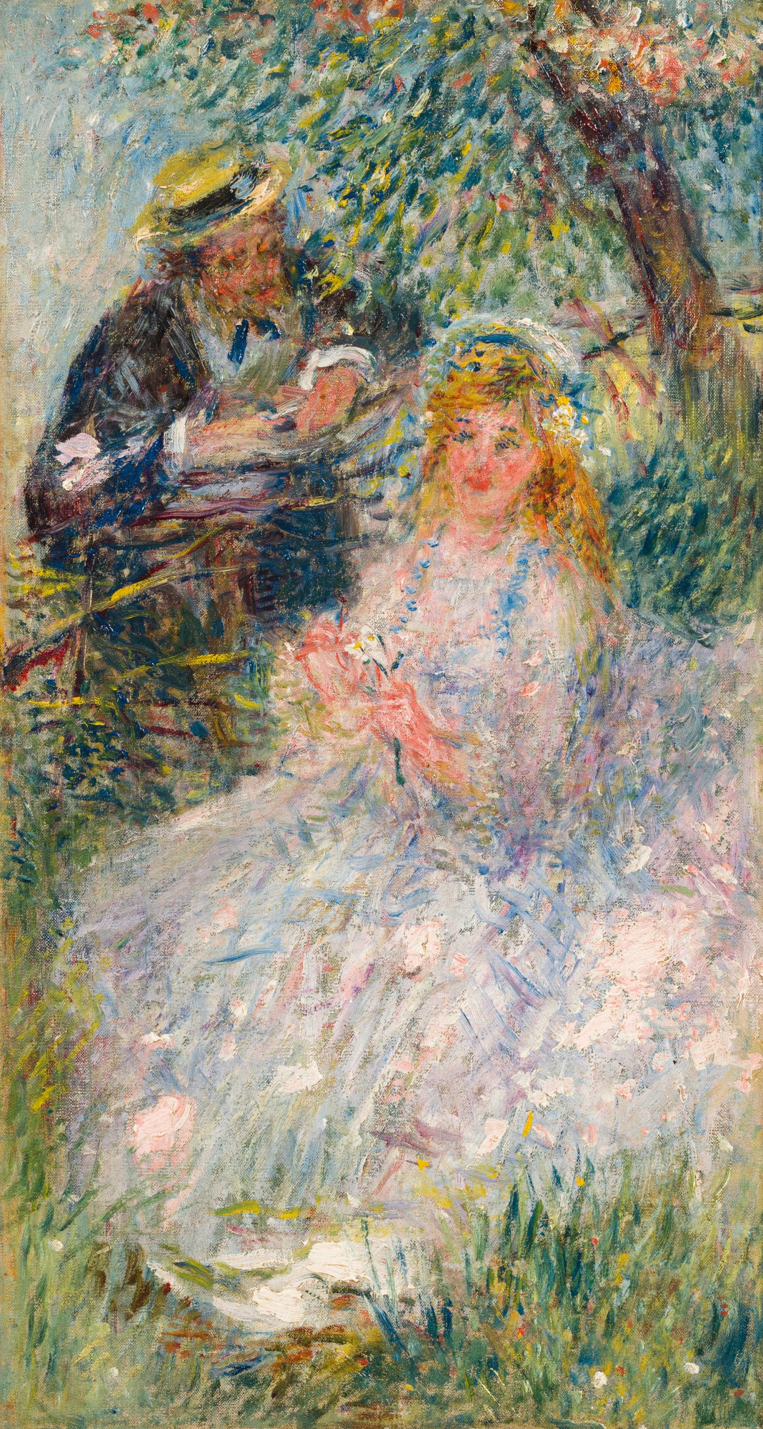 Pierre-Auguste Renoir — La Belle Saison (or La Conversation)                  