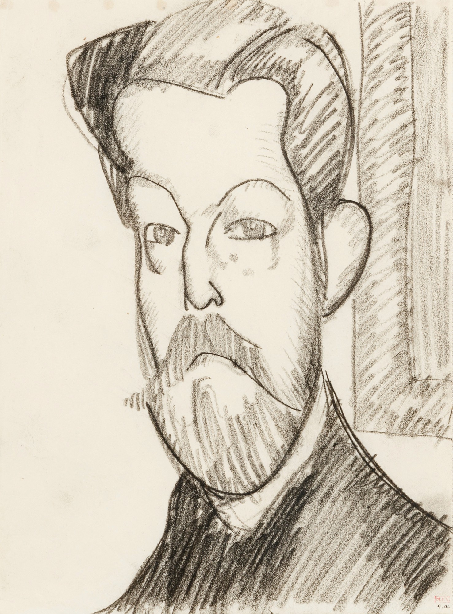 Tête de Paul Alexandre de trois quart