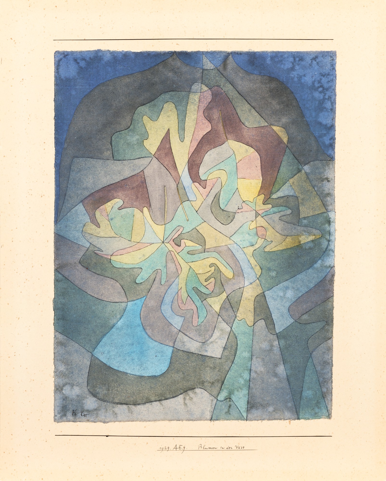 Paul Klee — Blumen in der Vase (Flowers in the Vase)