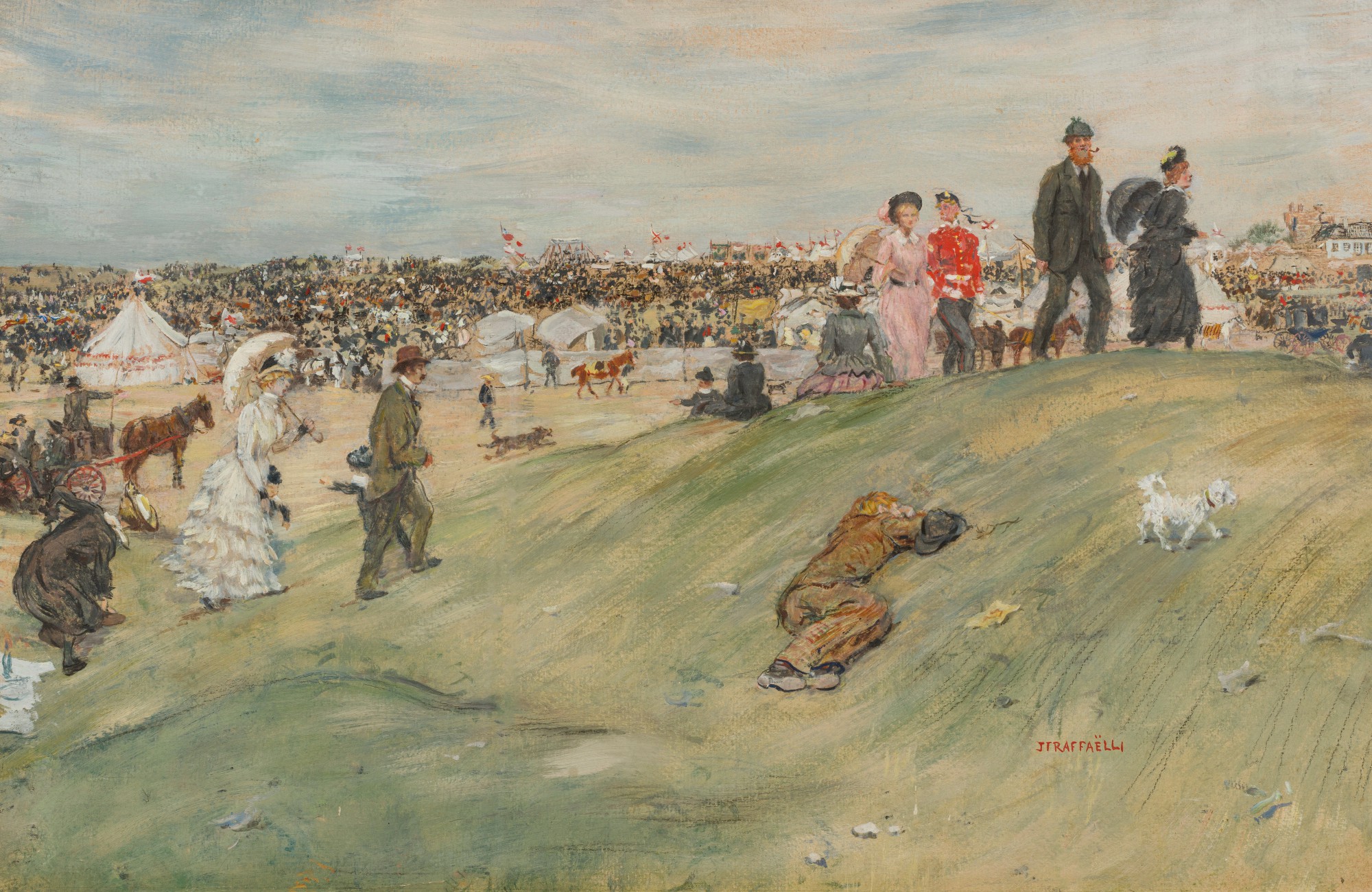 Jean-François Raffaëlli — Les courses à Jersey