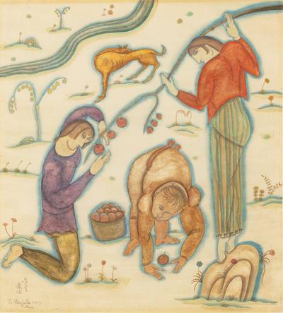 La cueillette des pommes     