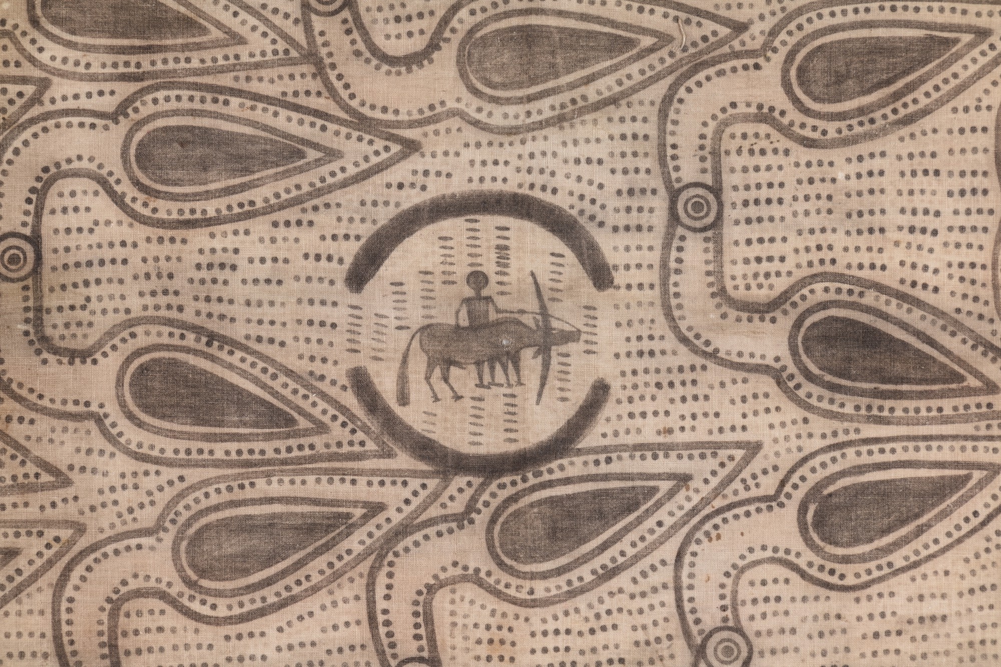 Unknown — Sacred ceremonial cloth mawa and Ceremonial hanging shroud porisityutu, Toraja / Rongkong, Sulawesi, Indonesia, early 20th century