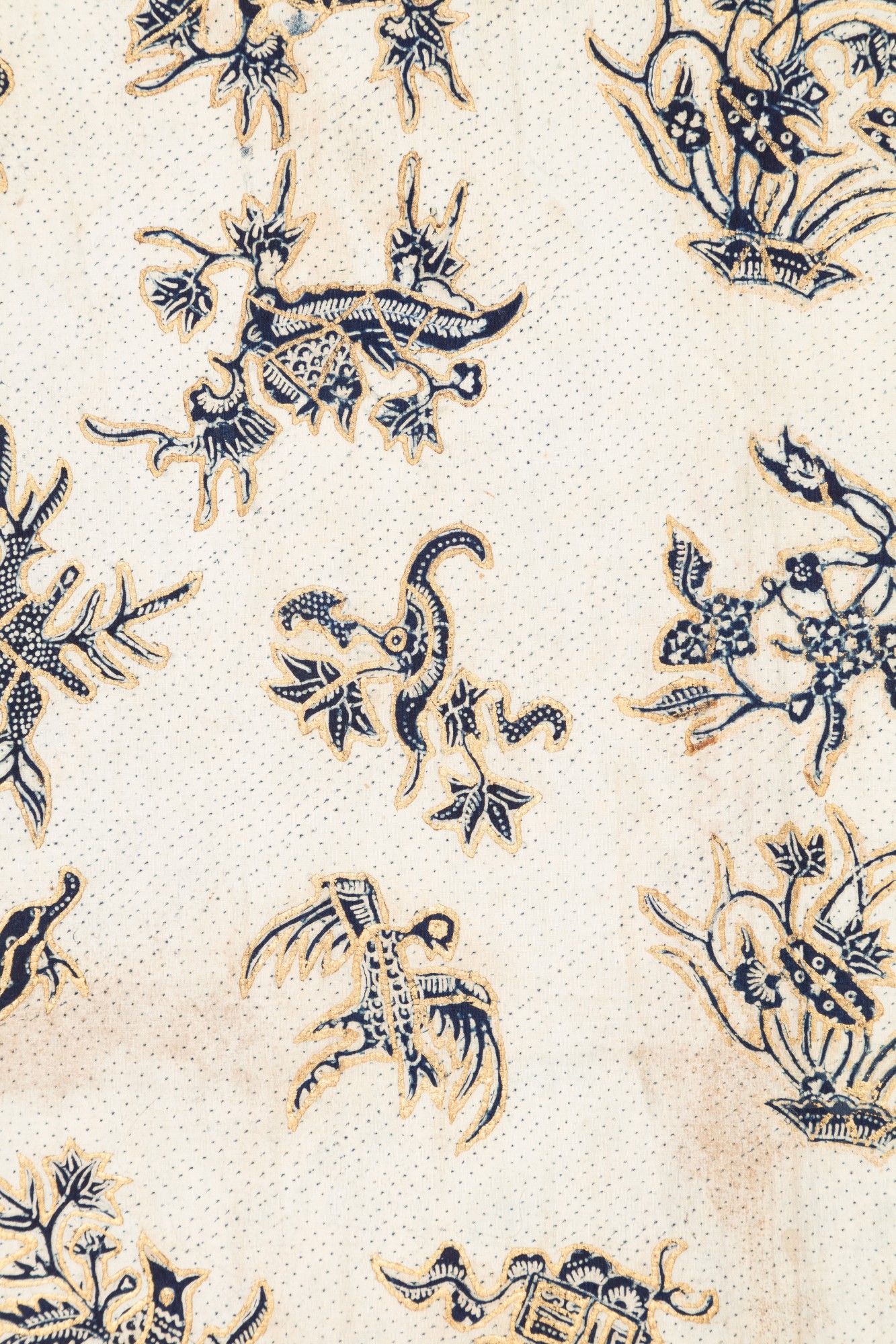 Deux sarongs, nord de Java, Indonésie, 19e siècle — Two hip wrappers sarong, Northern Java, Indonesia, 19th century