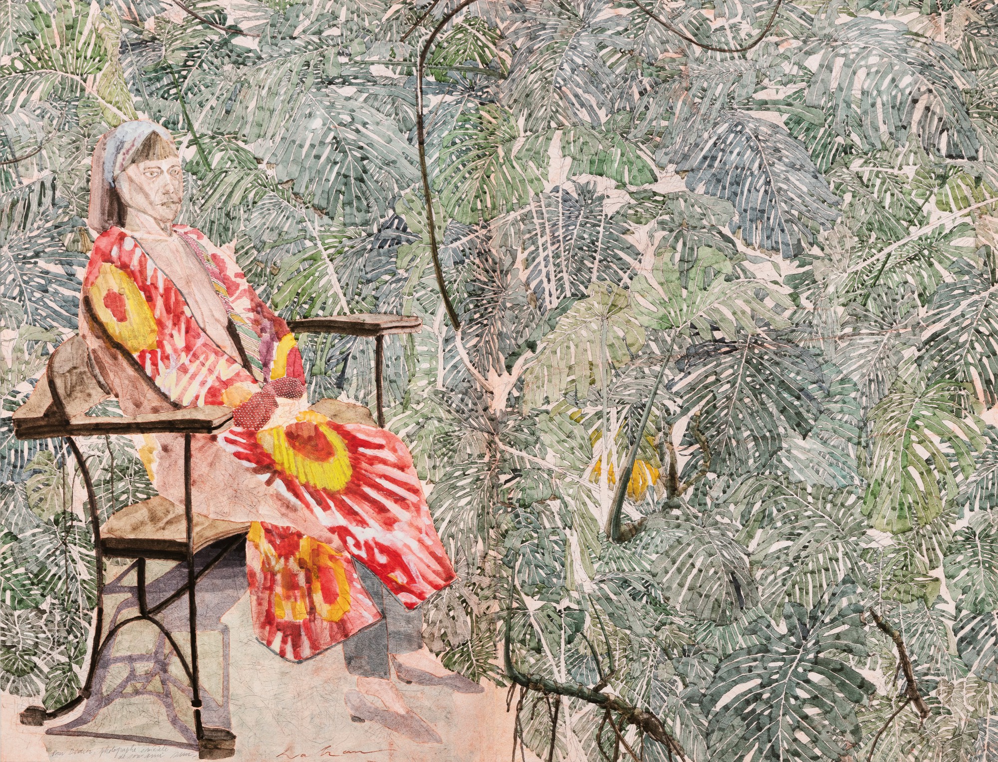 Lilette dans l'atelier