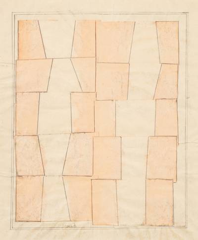 Untitled (série des carrés collés)