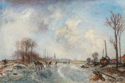 Patineurs près d'Overschie