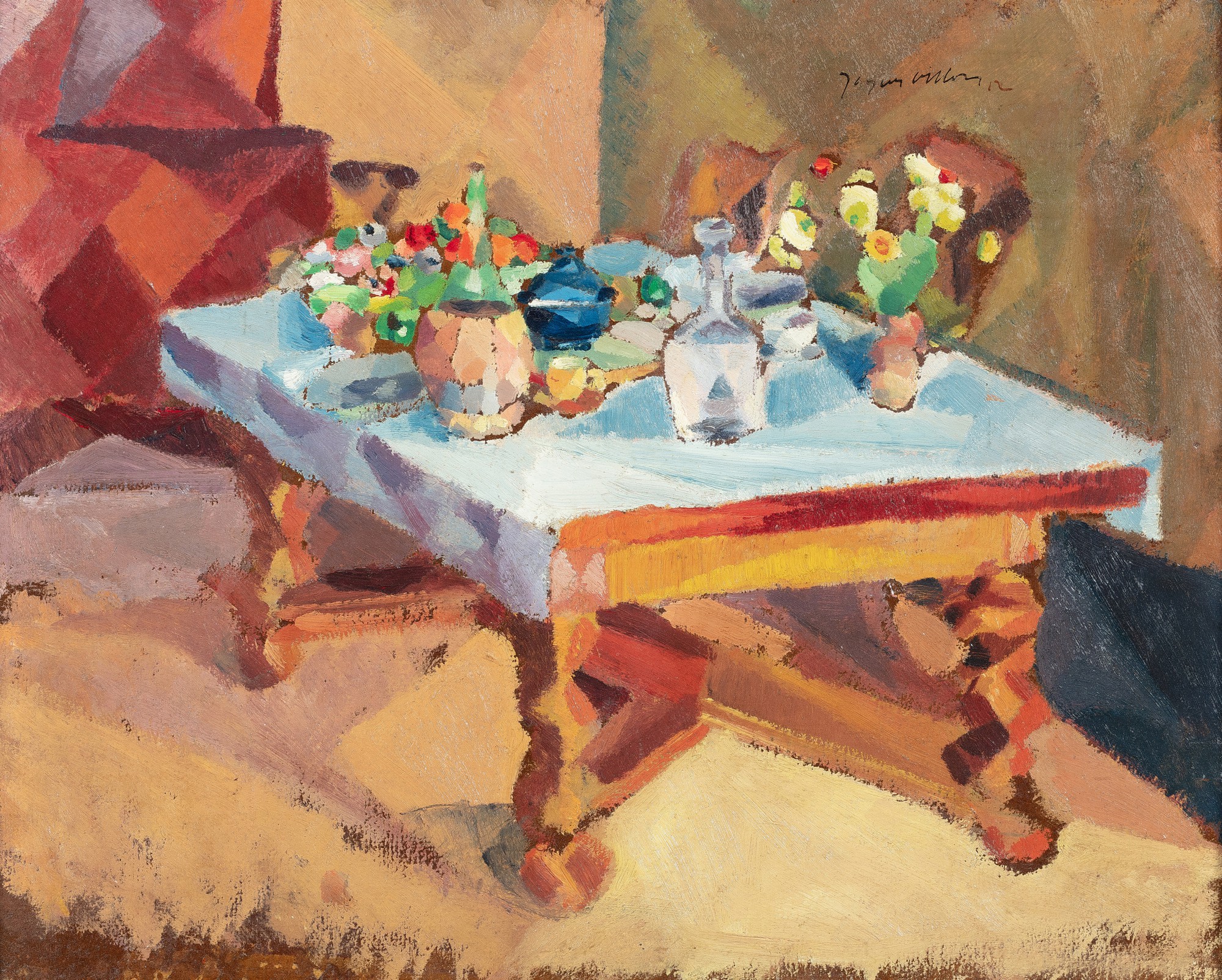 Jacques Villon — La table servie