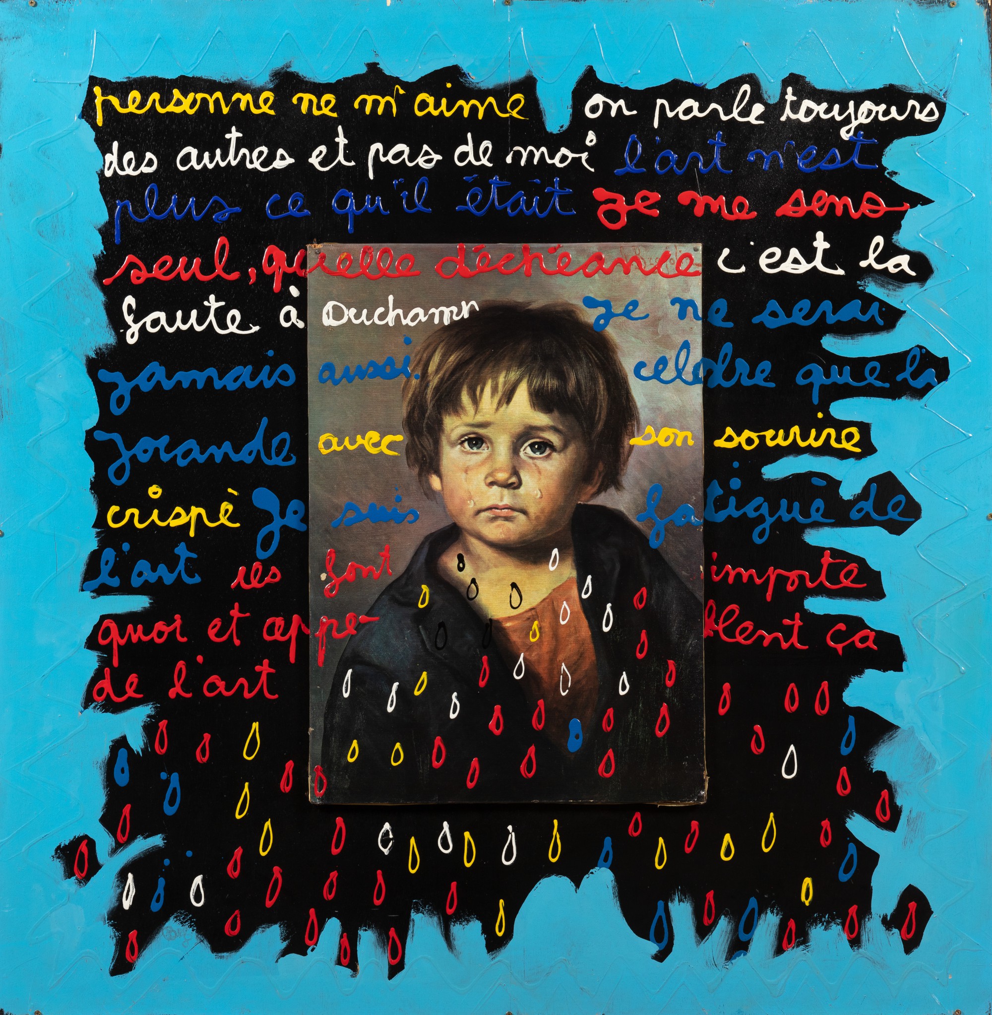 Moi aussi je pleure pour qu'on m'oublie pas