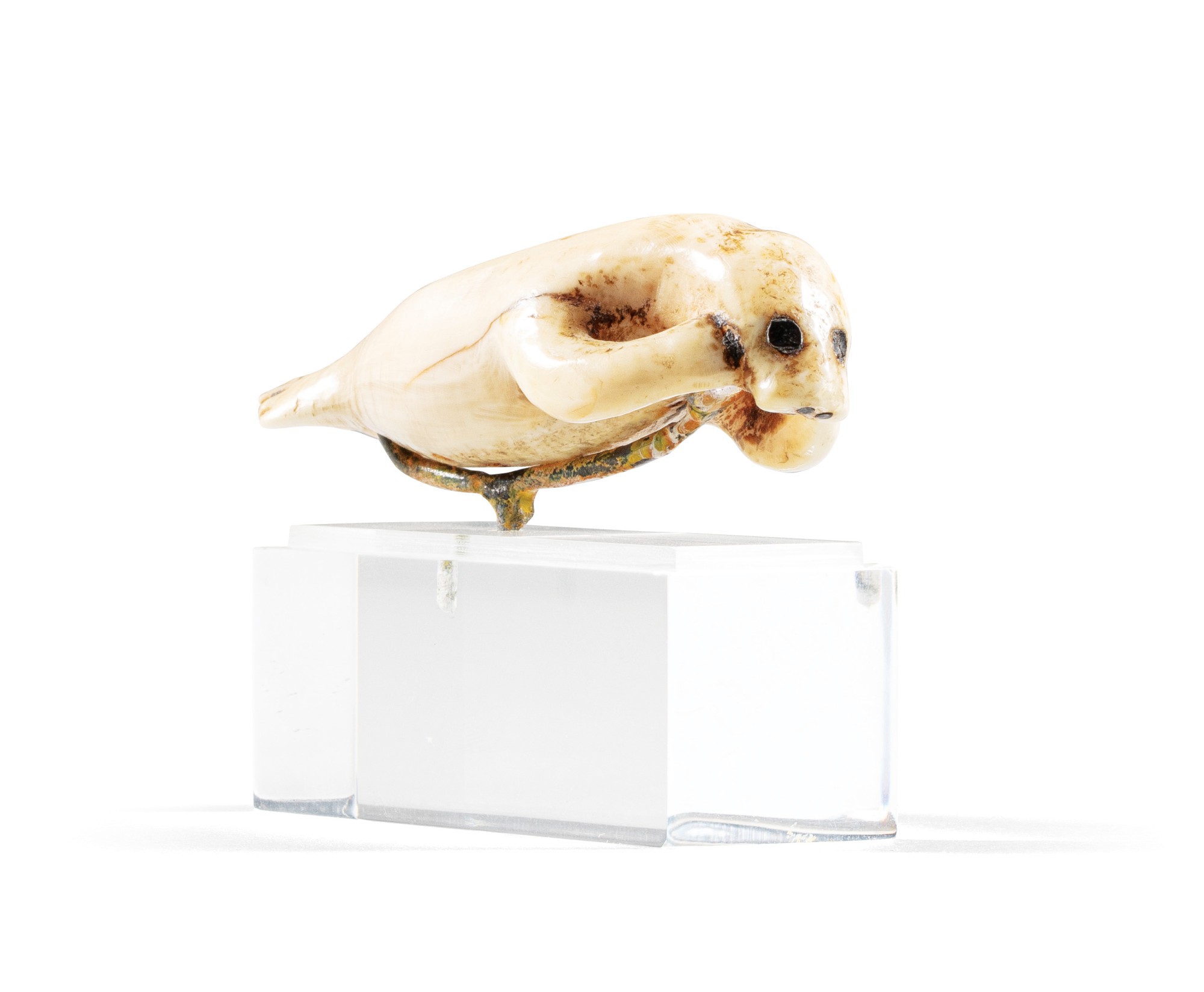 Seal-shaped pendant, Inuit, Alaska