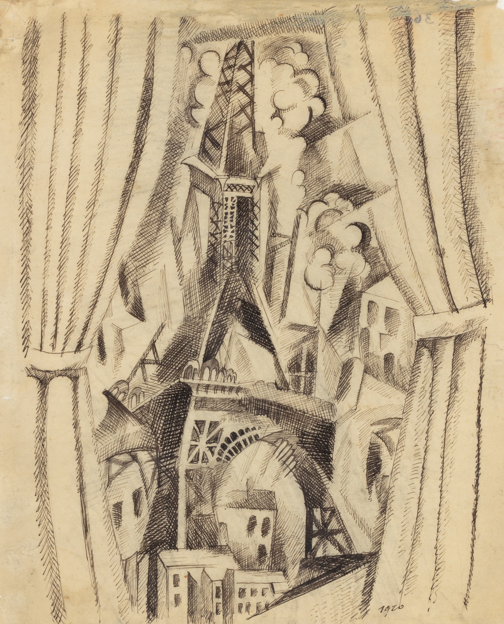 Robert Delaunay — La tour aux rideaux