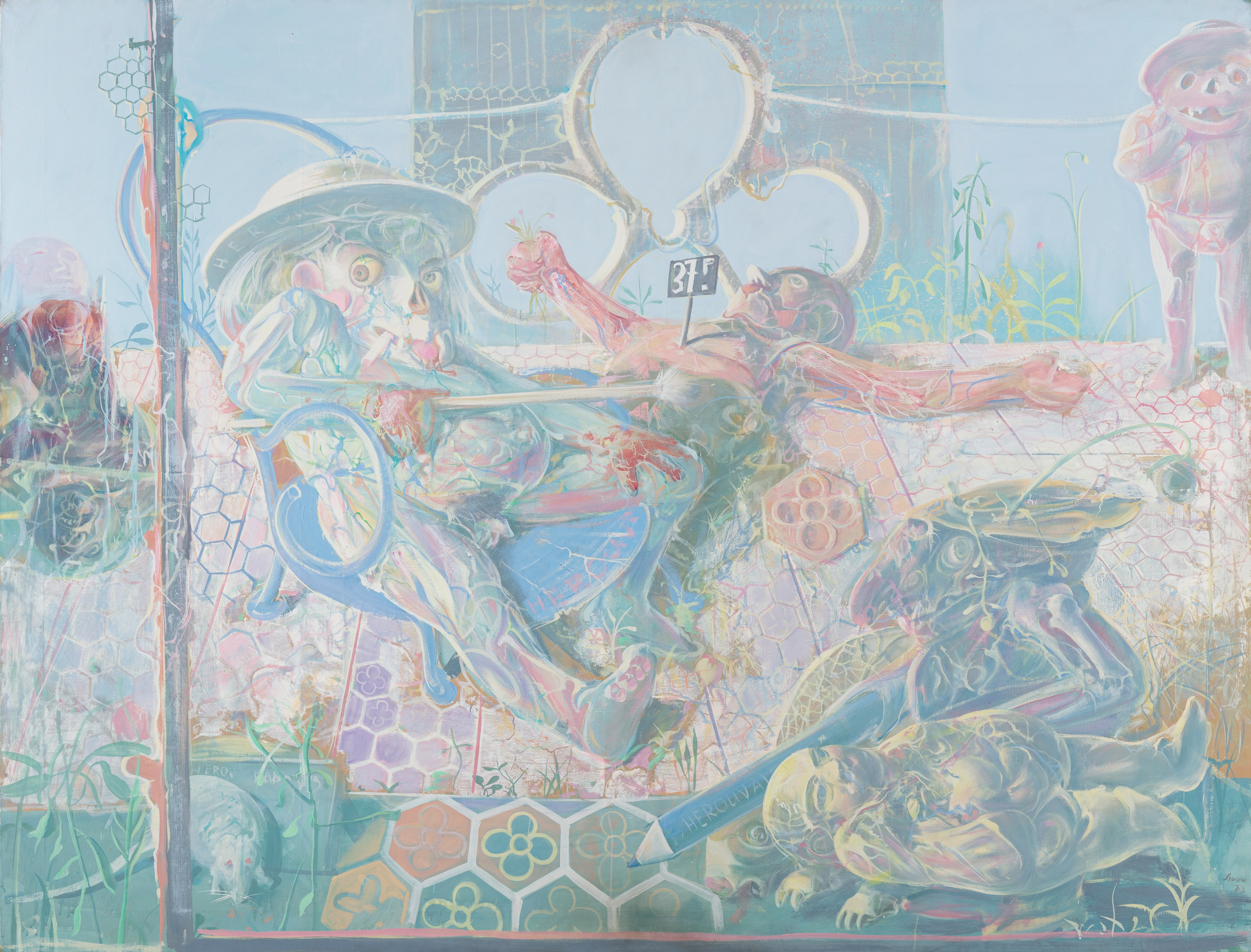 Autoportrait à la chaux vive  