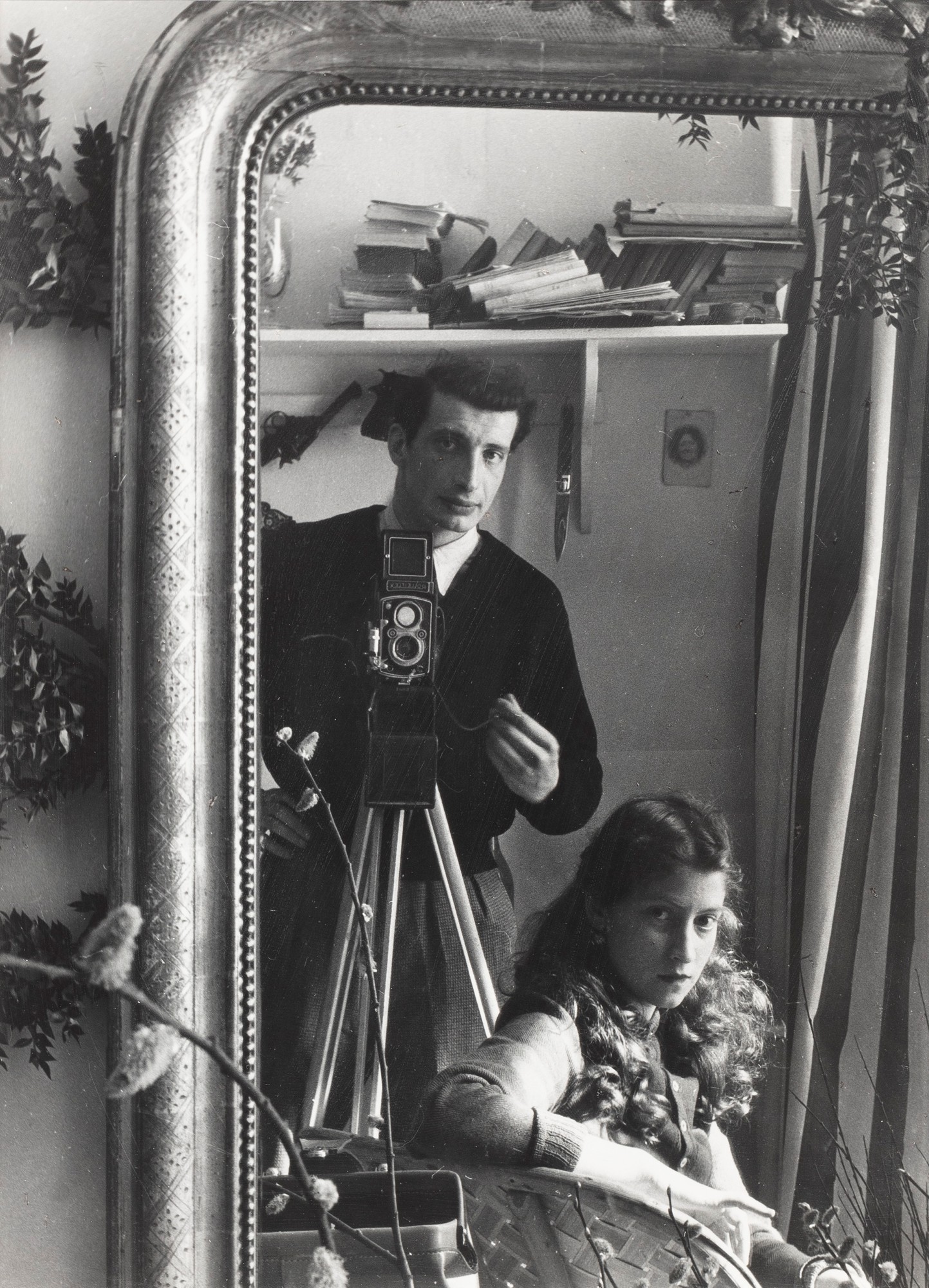 Autoportrait avec Leila, 1951