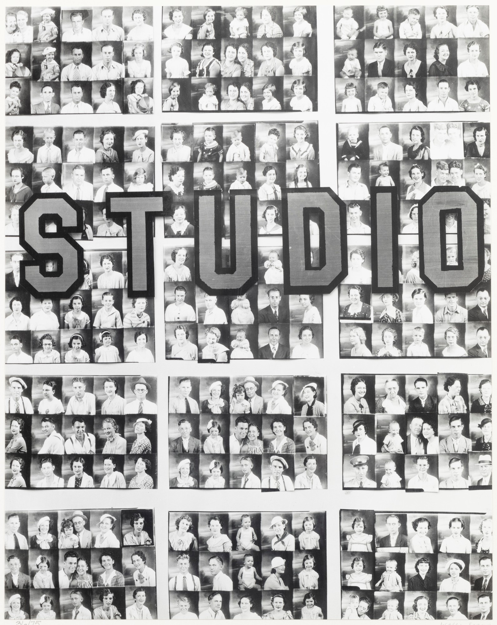 Walker Evans — Penny picture display, Birmingham, 1936