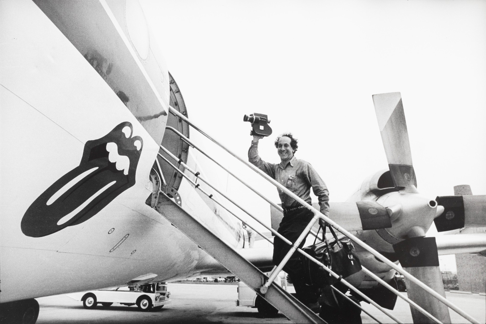 Robert Frank on the Stones 1972 tour, 1972