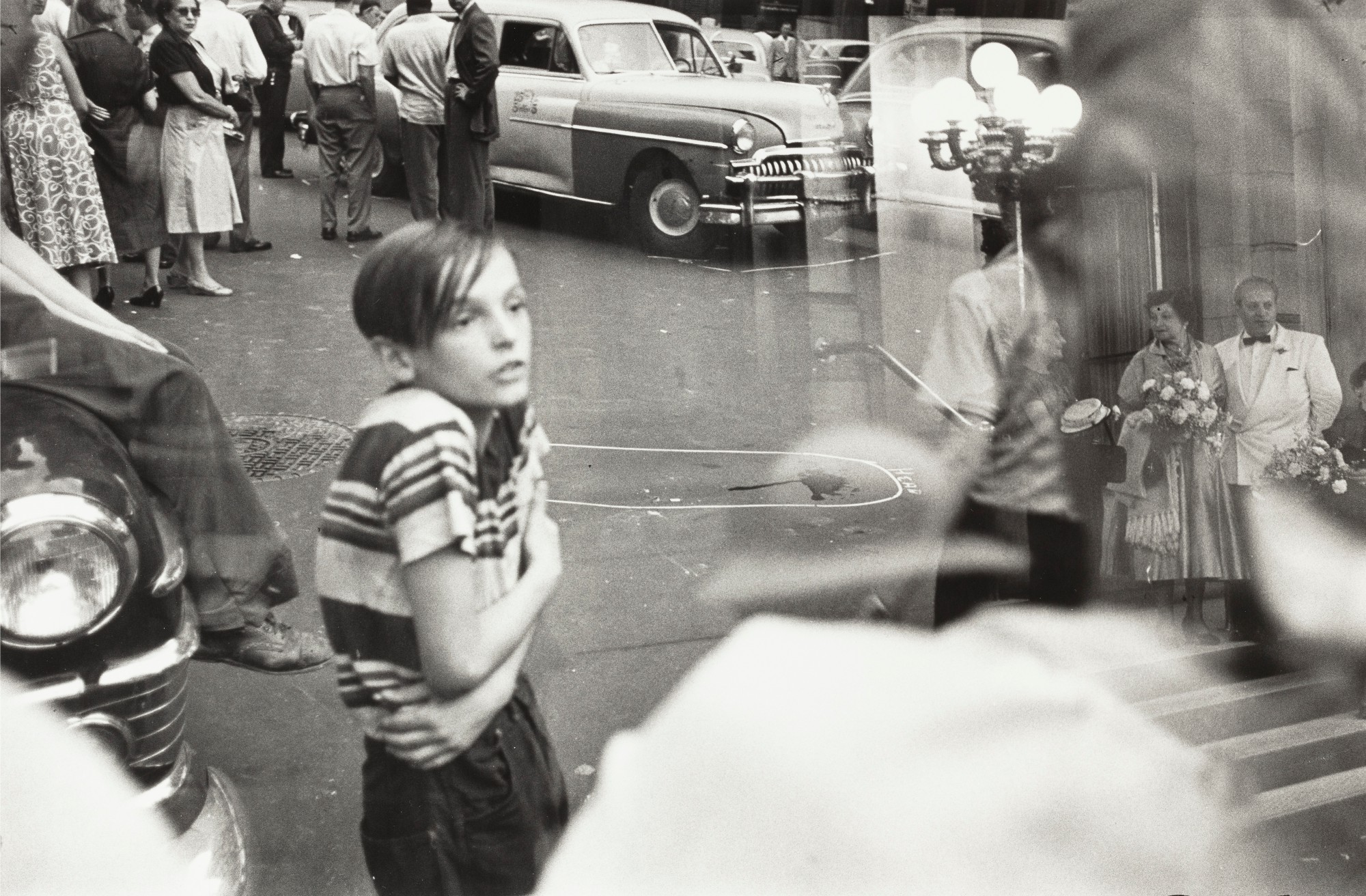 Louis Faurer — Accident at Lexington & 52nd street, NYC, 1951