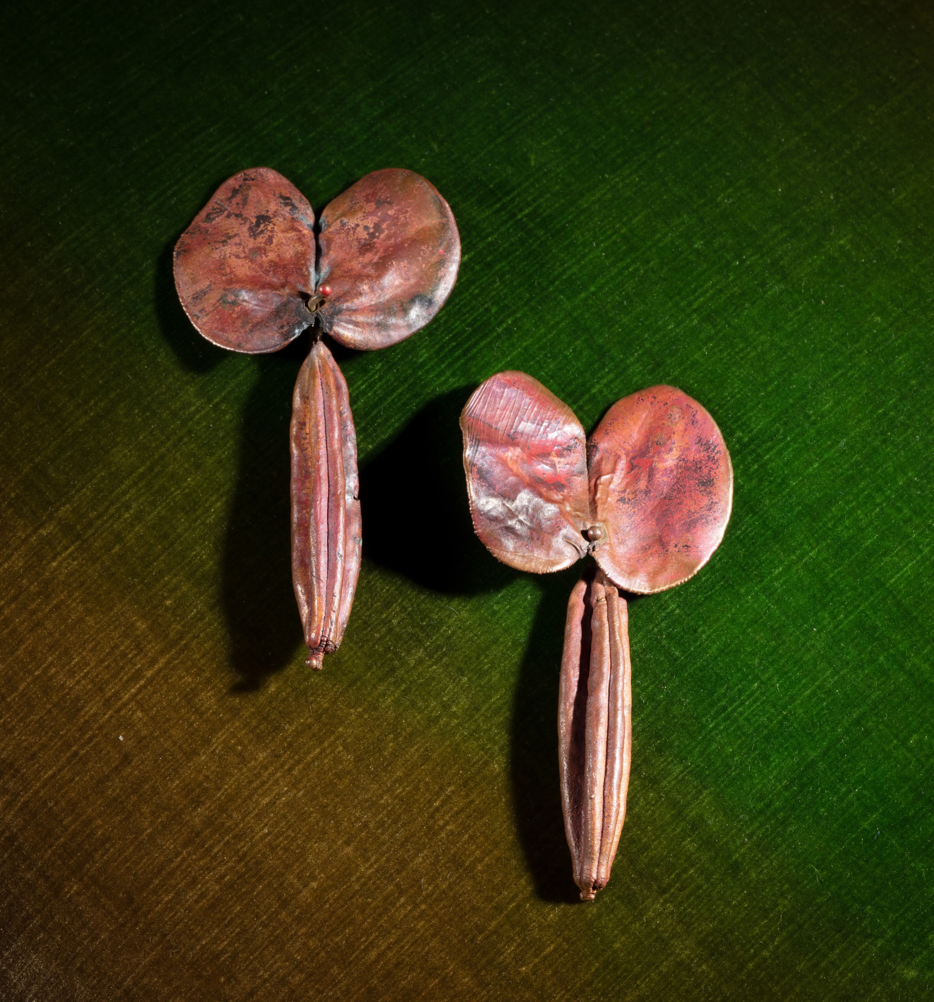 Paire de boucles d'oreilles Gousse