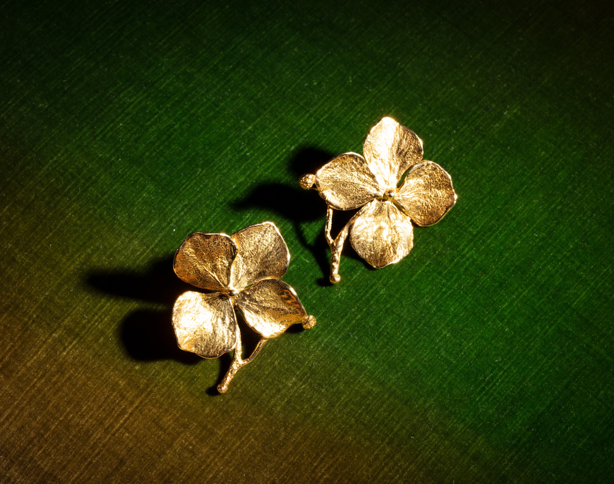 Paire de boucles d'oreilles Entrelacs