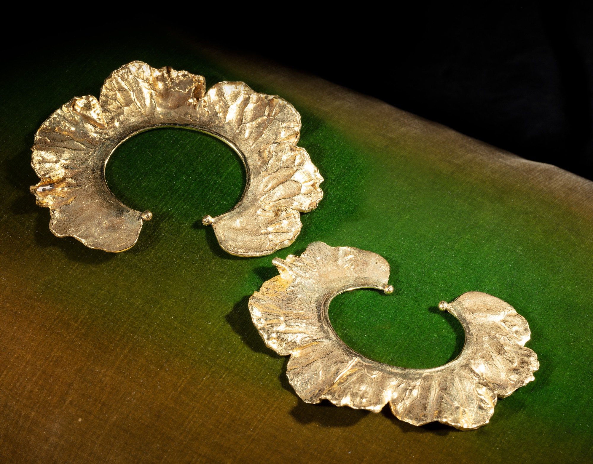 Claude Lalanne — Paire de bracelets Colerette