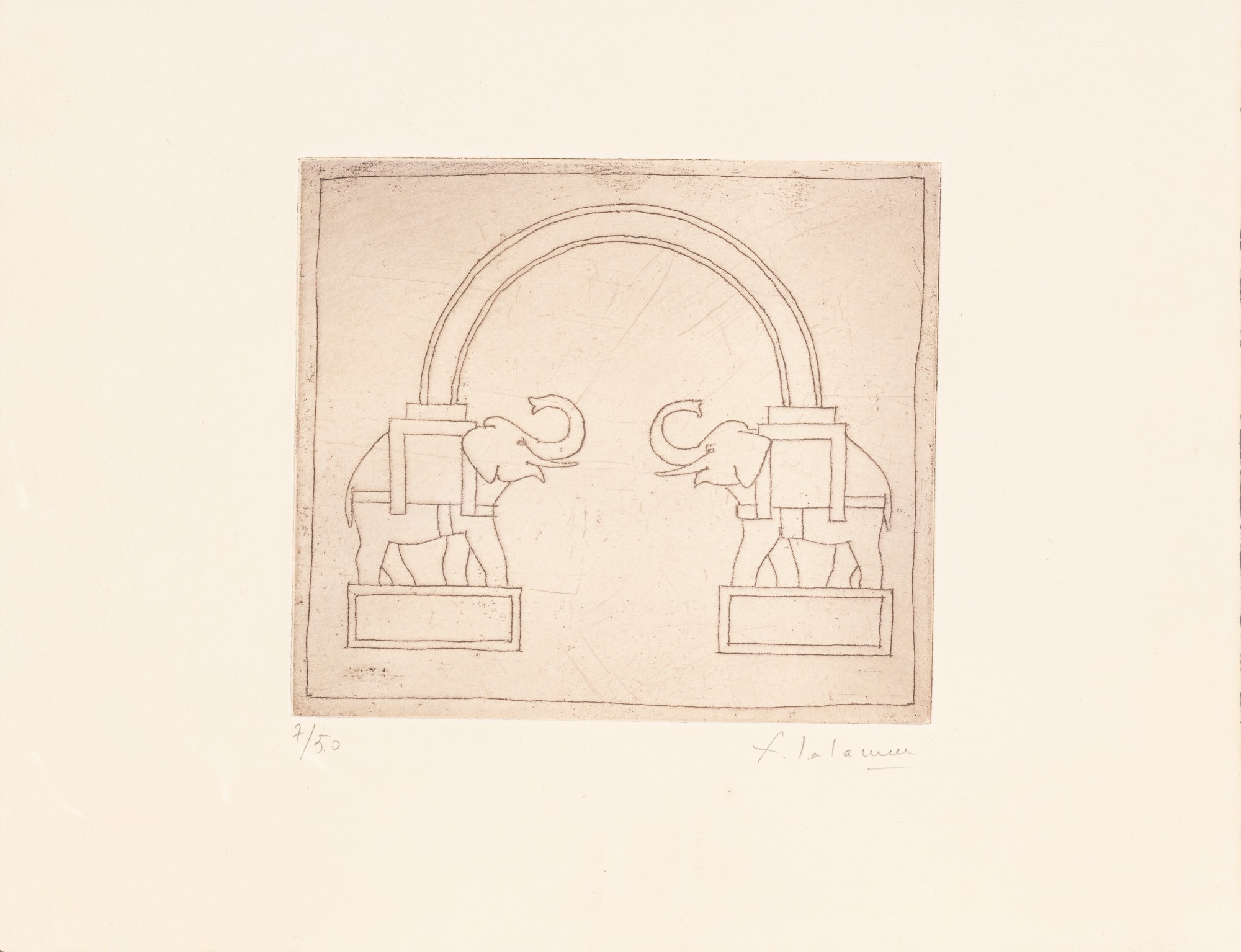 François-Xavier Lalanne — L'arche aux éléphants