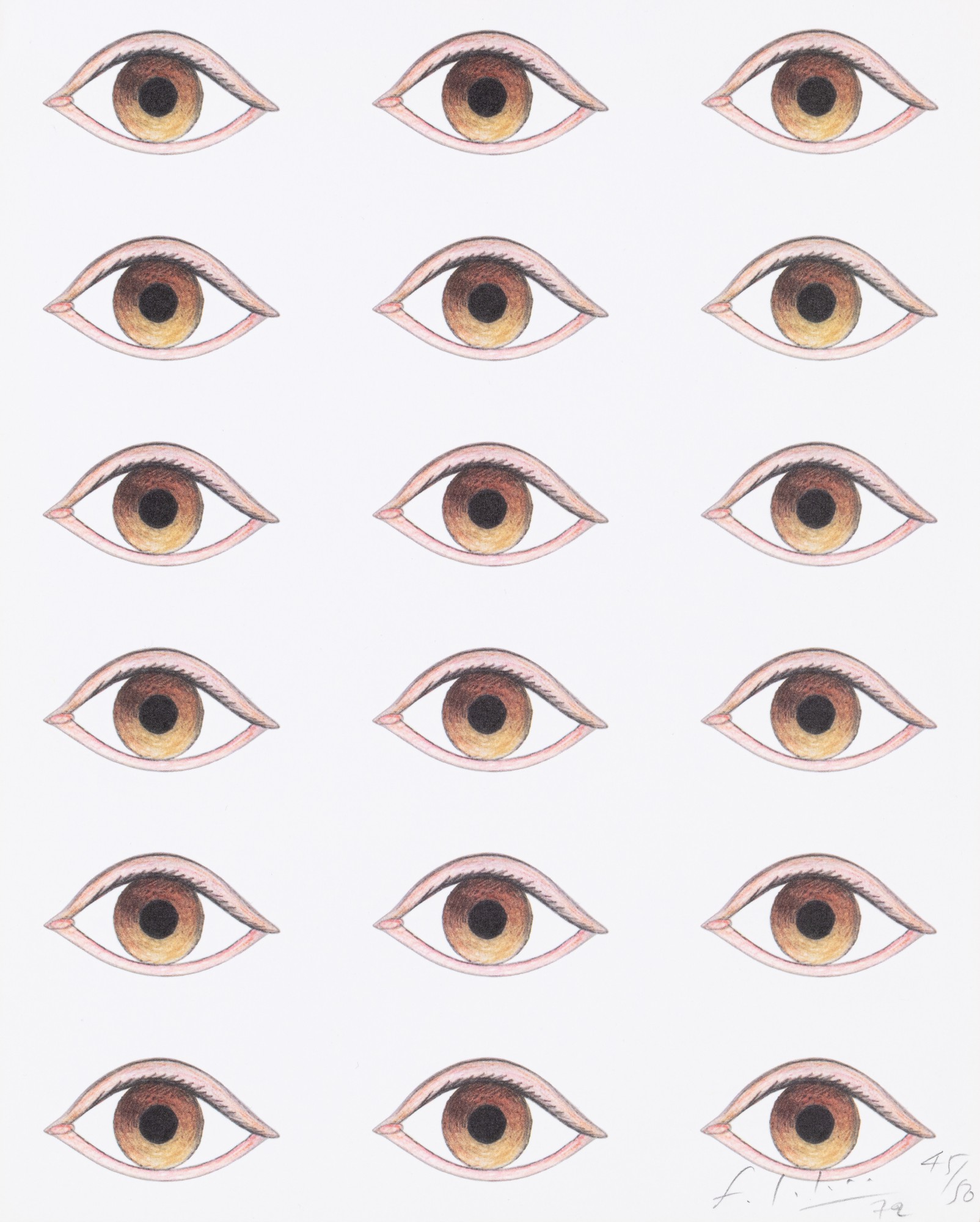 François-Xavier Lalanne — Les yeux