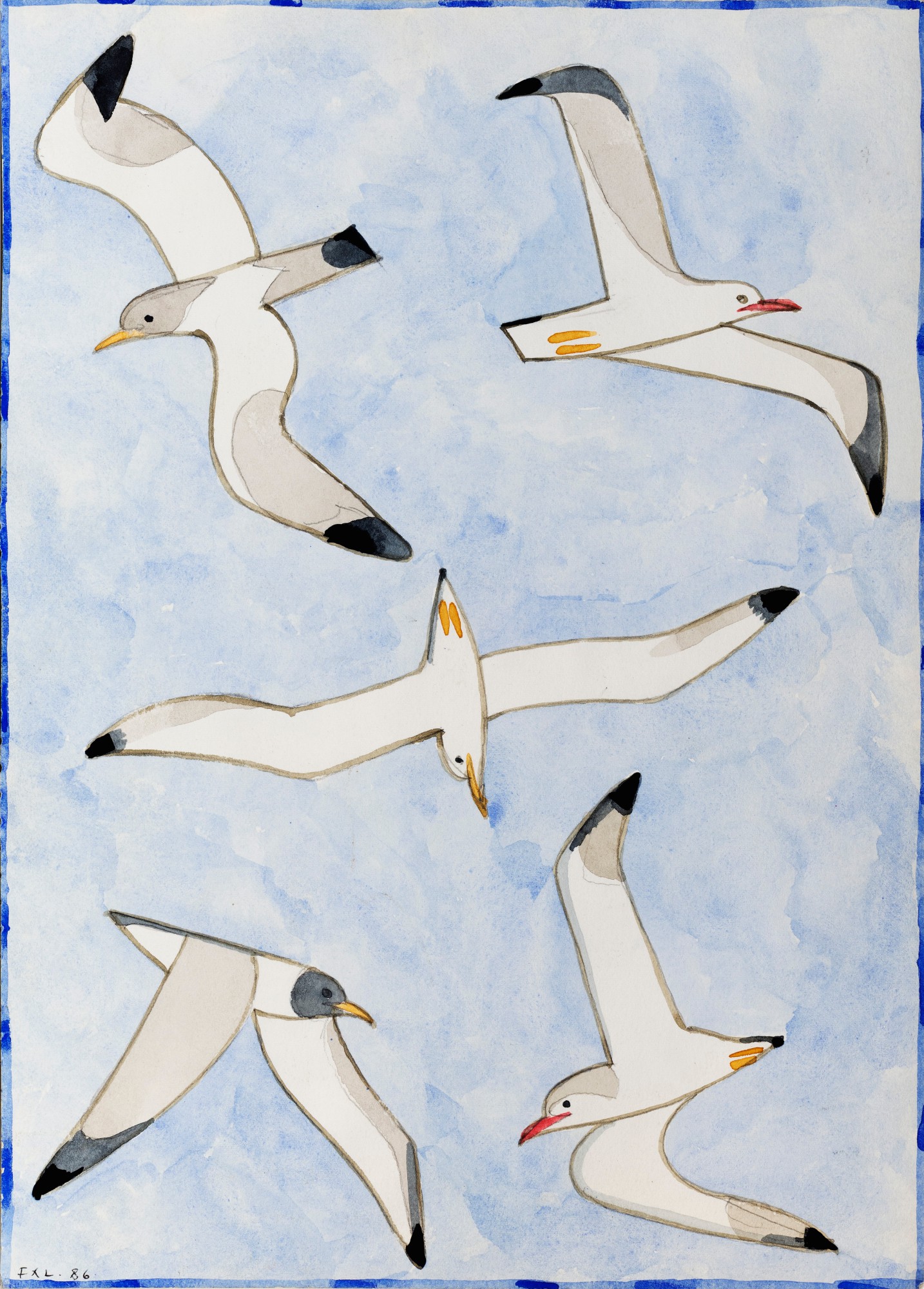 François-Xavier Lalanne — Les mouettes