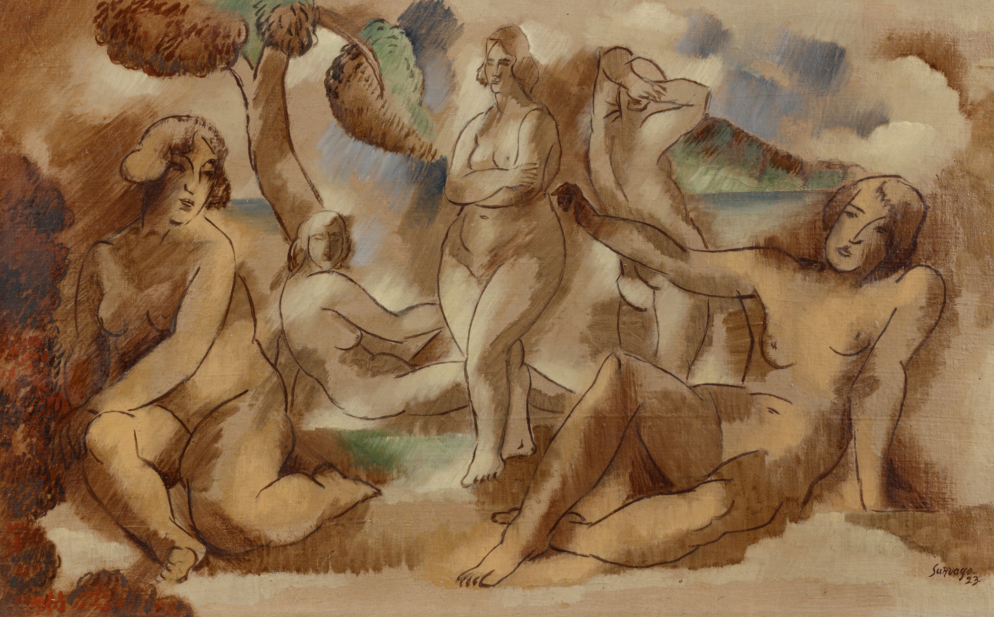 Léopold Survage — Baigneuses