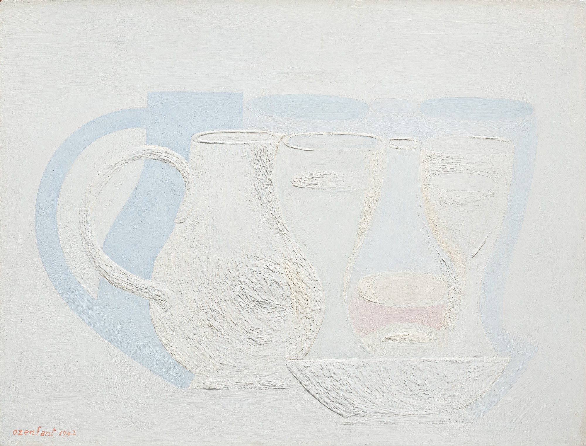 Whites or Composition à la cruche et au verre