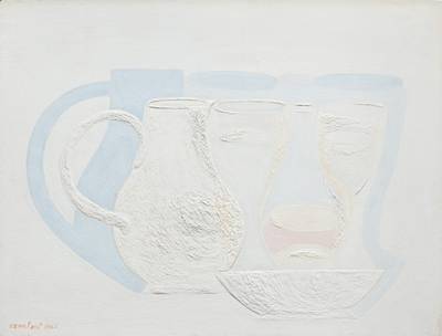 Whites or Composition à la cruche et au verre