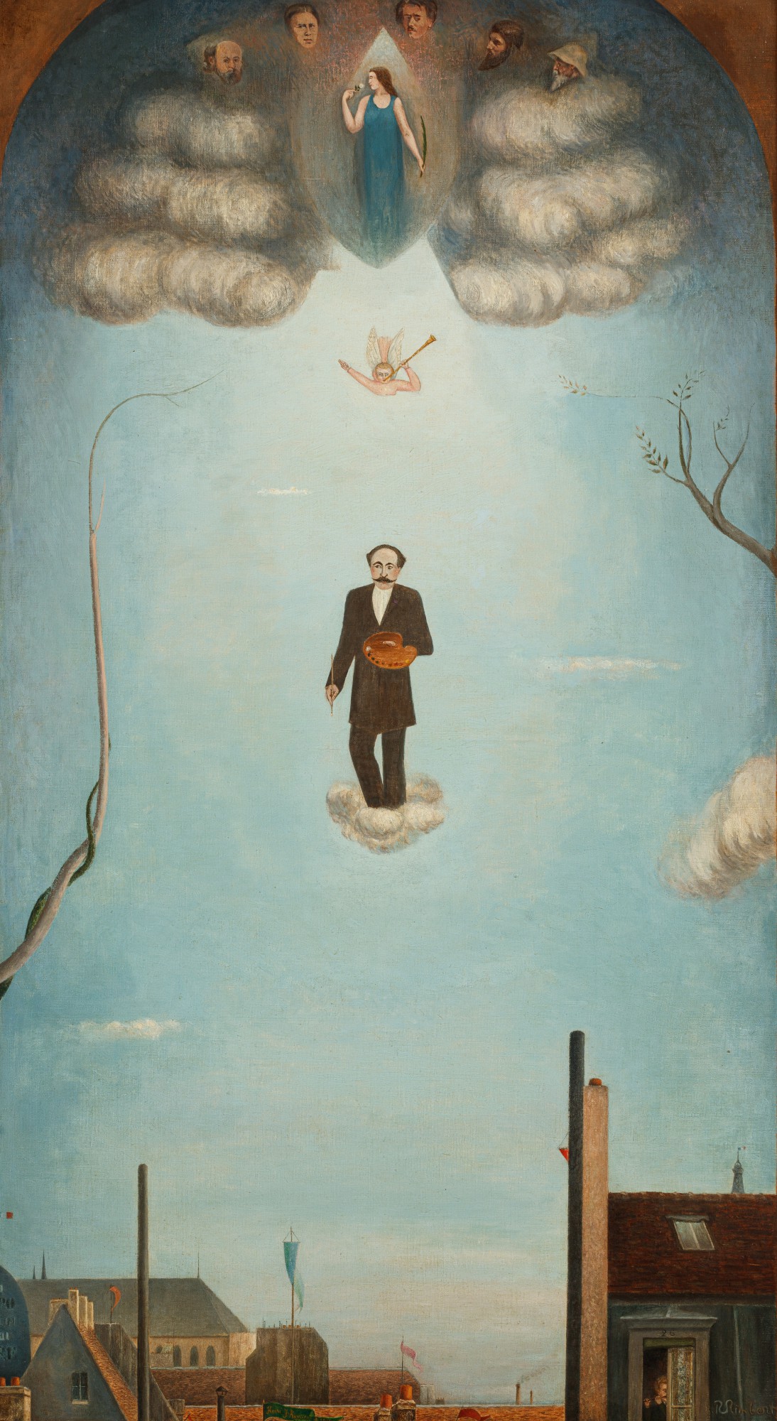 Le Douanier Rousseau montant vers la gloire et entrant dans la postérité