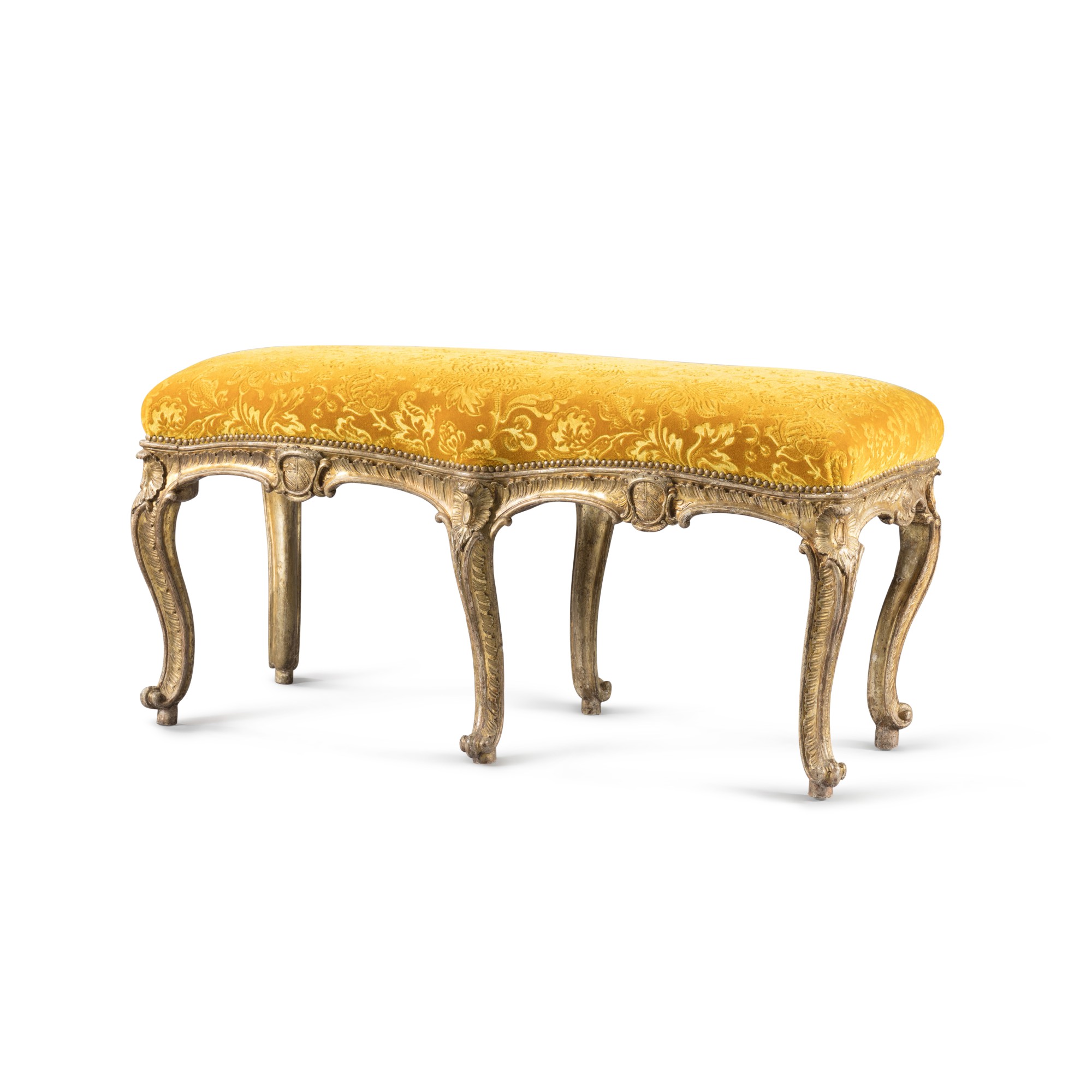 Unknown (Historical) — Banquette en bois doré, Naples, XVIIIe siècle