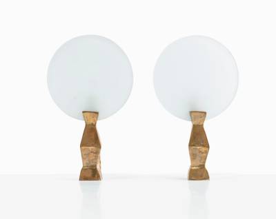 Paire de lampes Lune