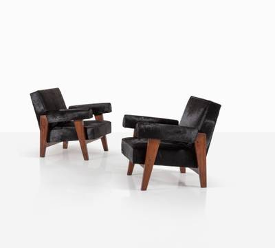 Paire de fauteuils LC/PJ-SI-41-A