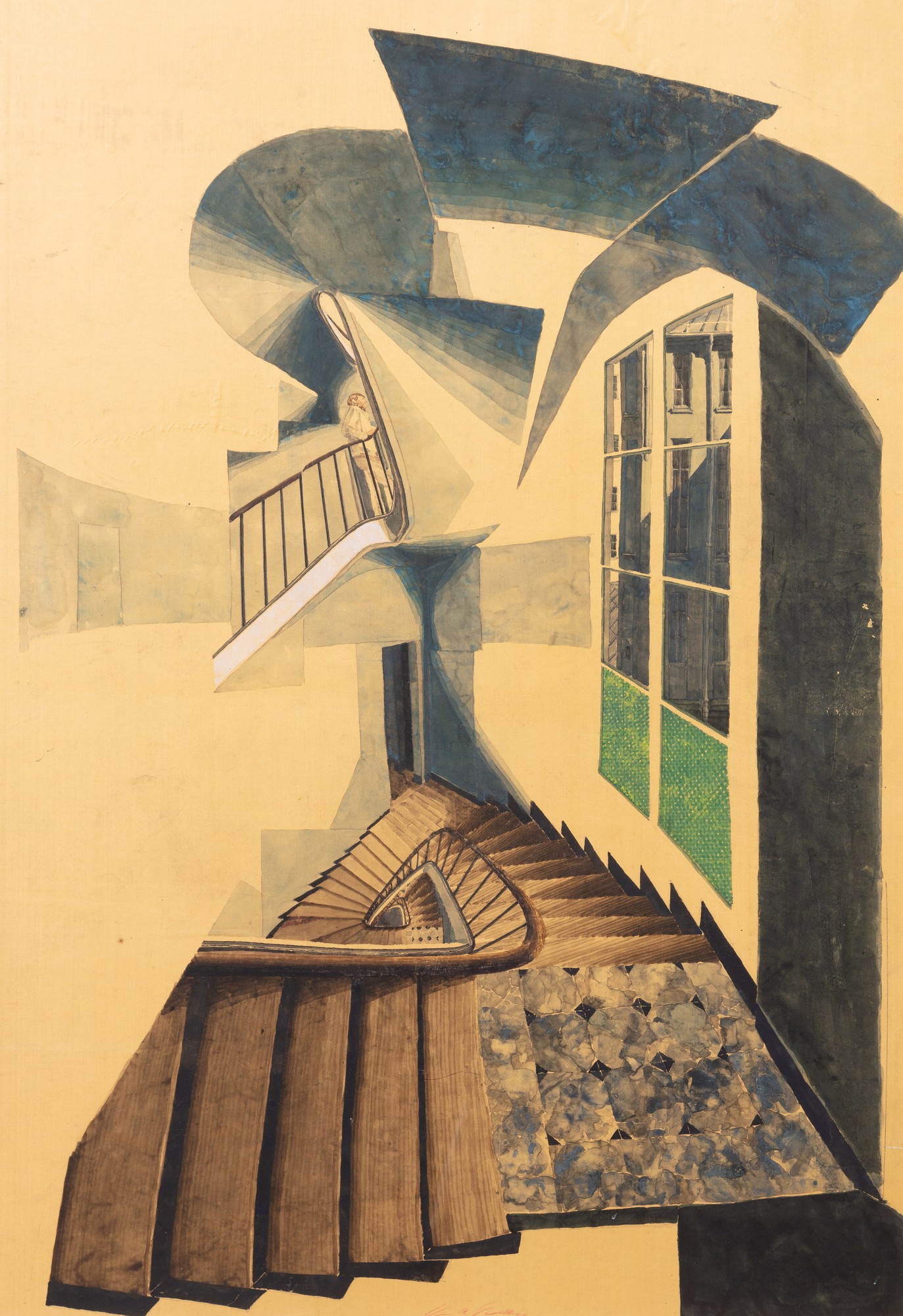 Sam Szafran — Sans Titre (Escaliers)