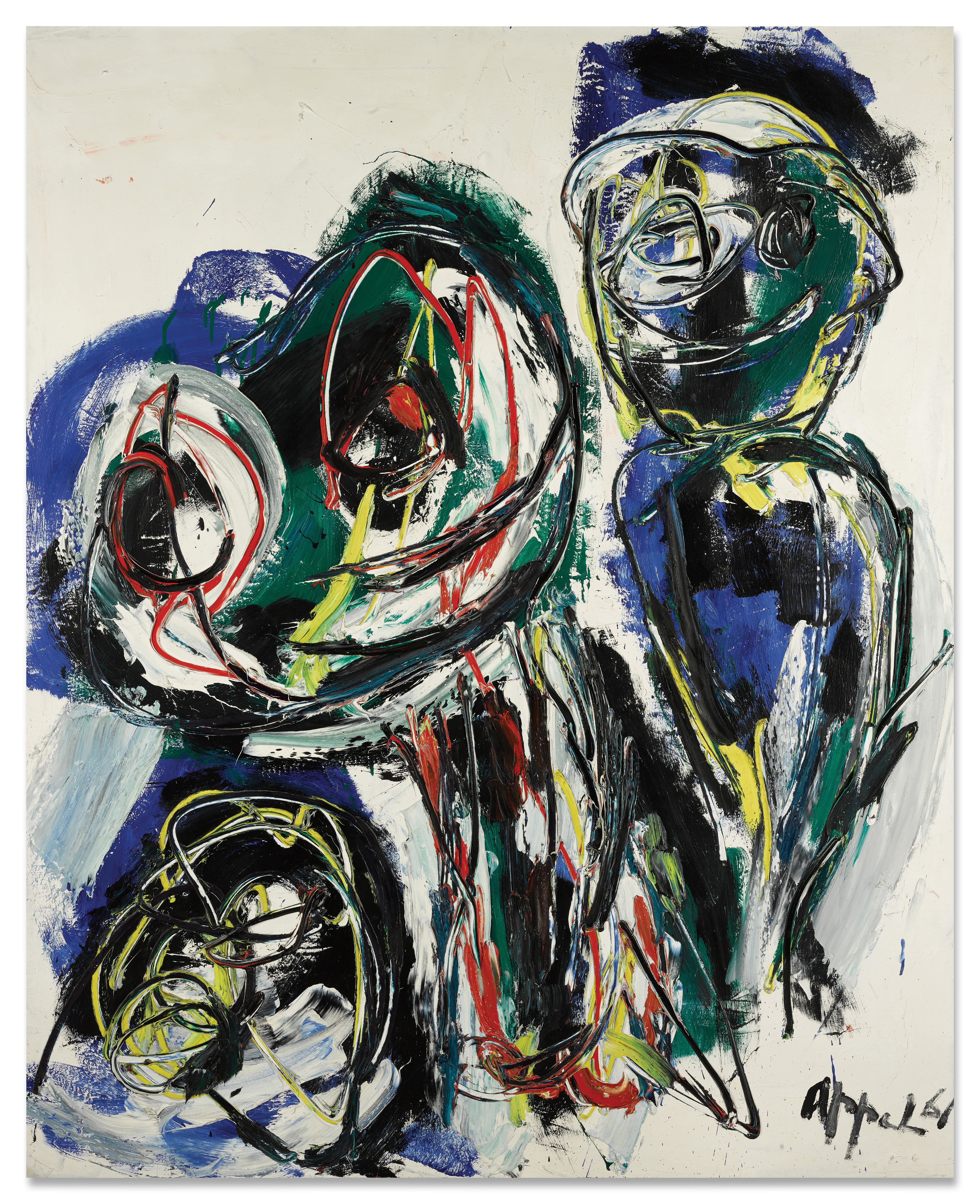 Karel Appel — Little Mushroom Men