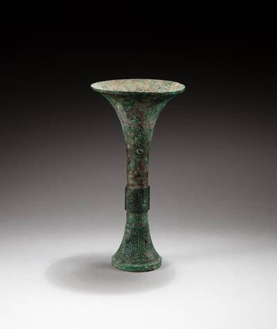 An archaic bronze beaker, gu