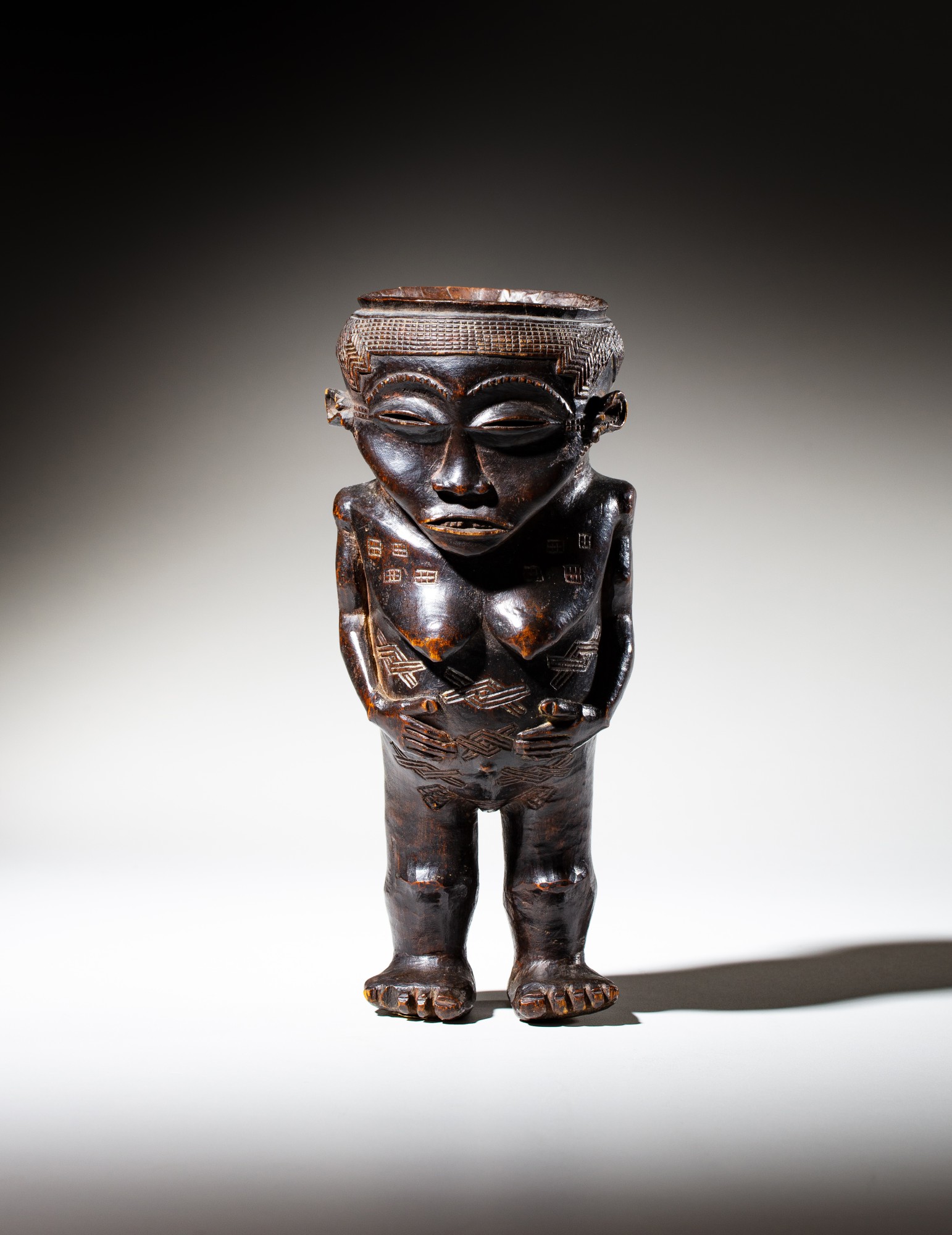Unknown — Kuba Anthropomorphic Cup, Democratic Republic of the Congo