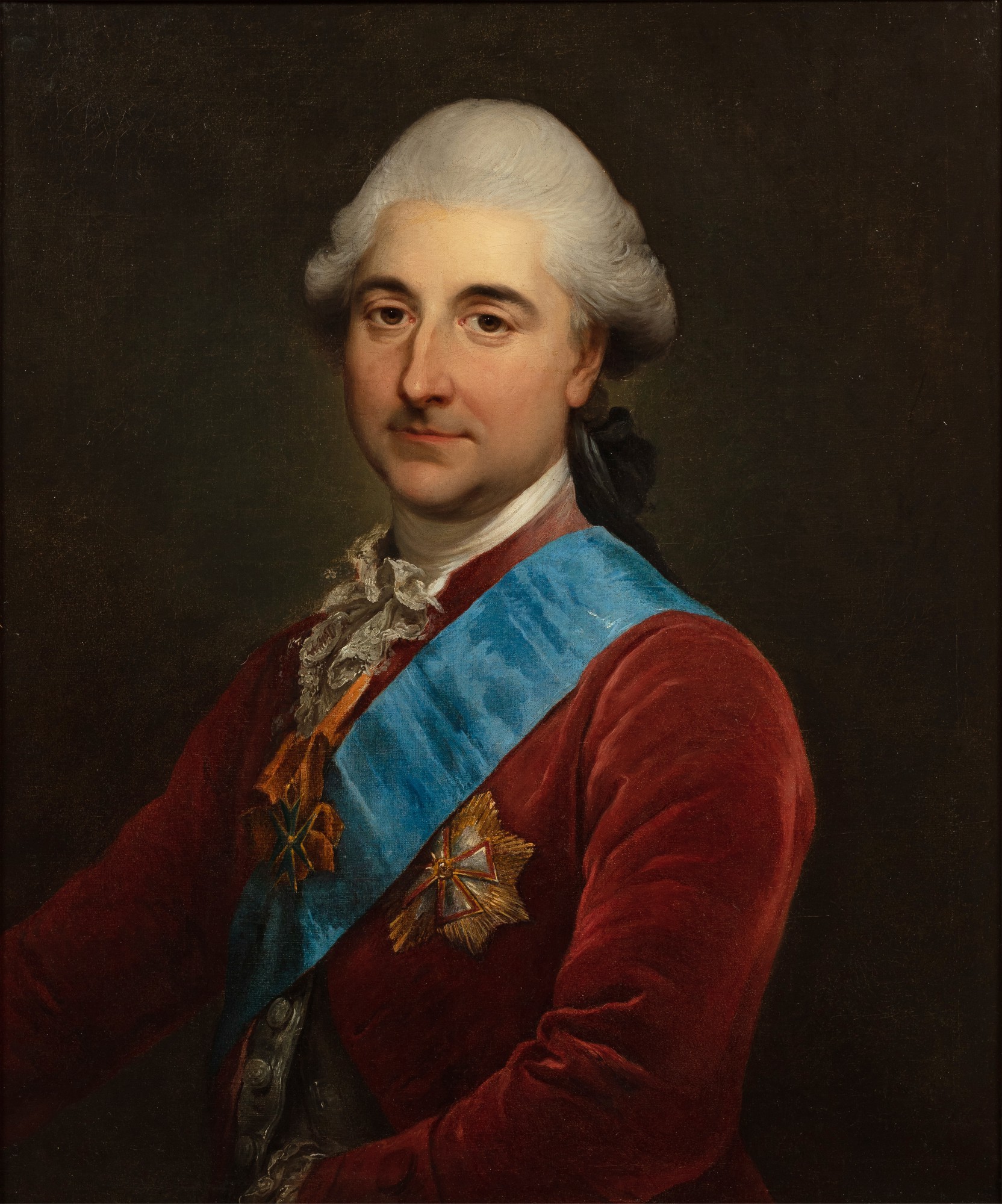 Attributed to Marcello Bacciarelli — Portrait du roi Stanislas Poniatowski