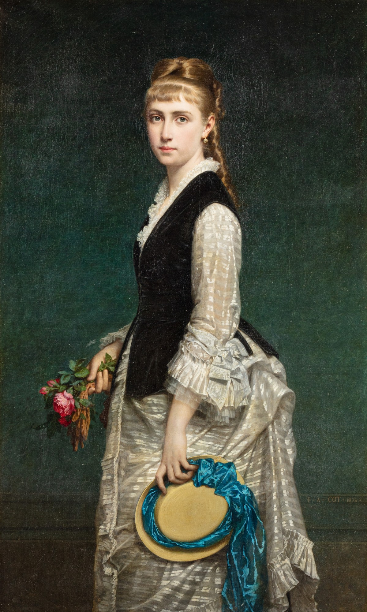 Pierre Auguste Cot — Portrait d'Alice Heine, duchesse de Richelieu, princesse de Monaco