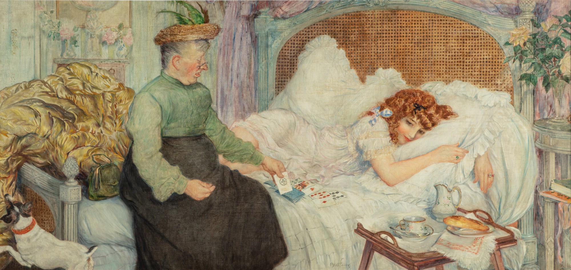 Jules-Abel Faivre — La Tireuse de cartes