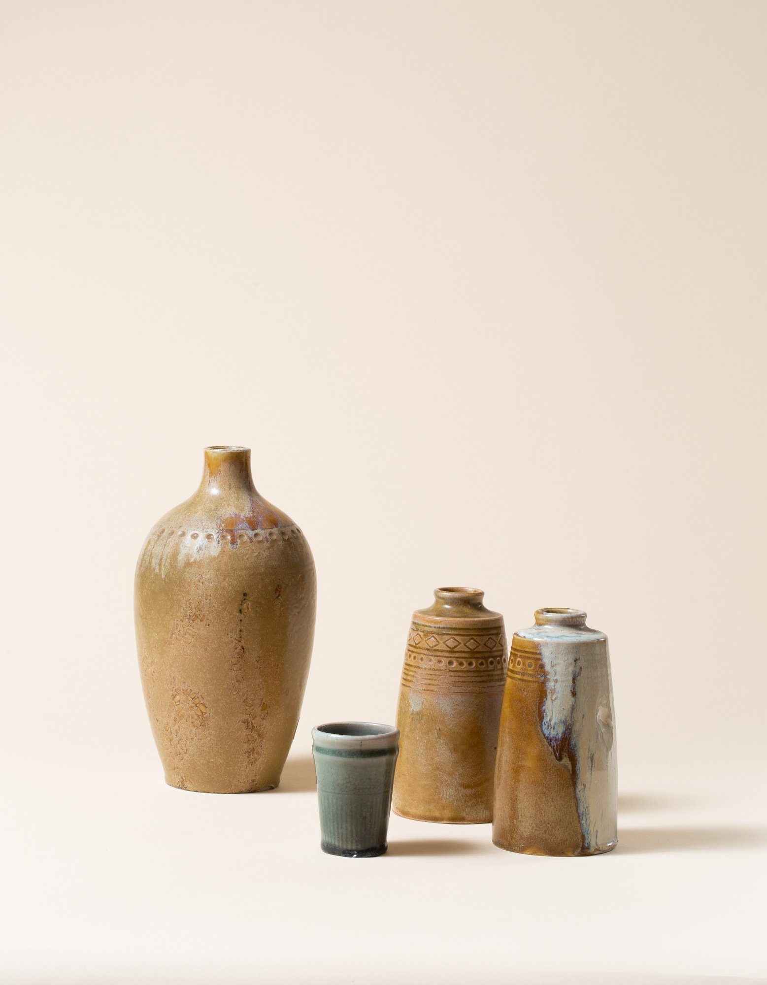 André Metthey — Trois vases et un goblet 