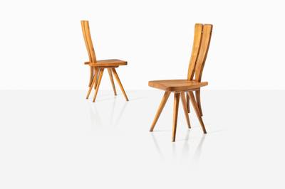 Paire de chaises pour la Casa del Sole, Cervinia