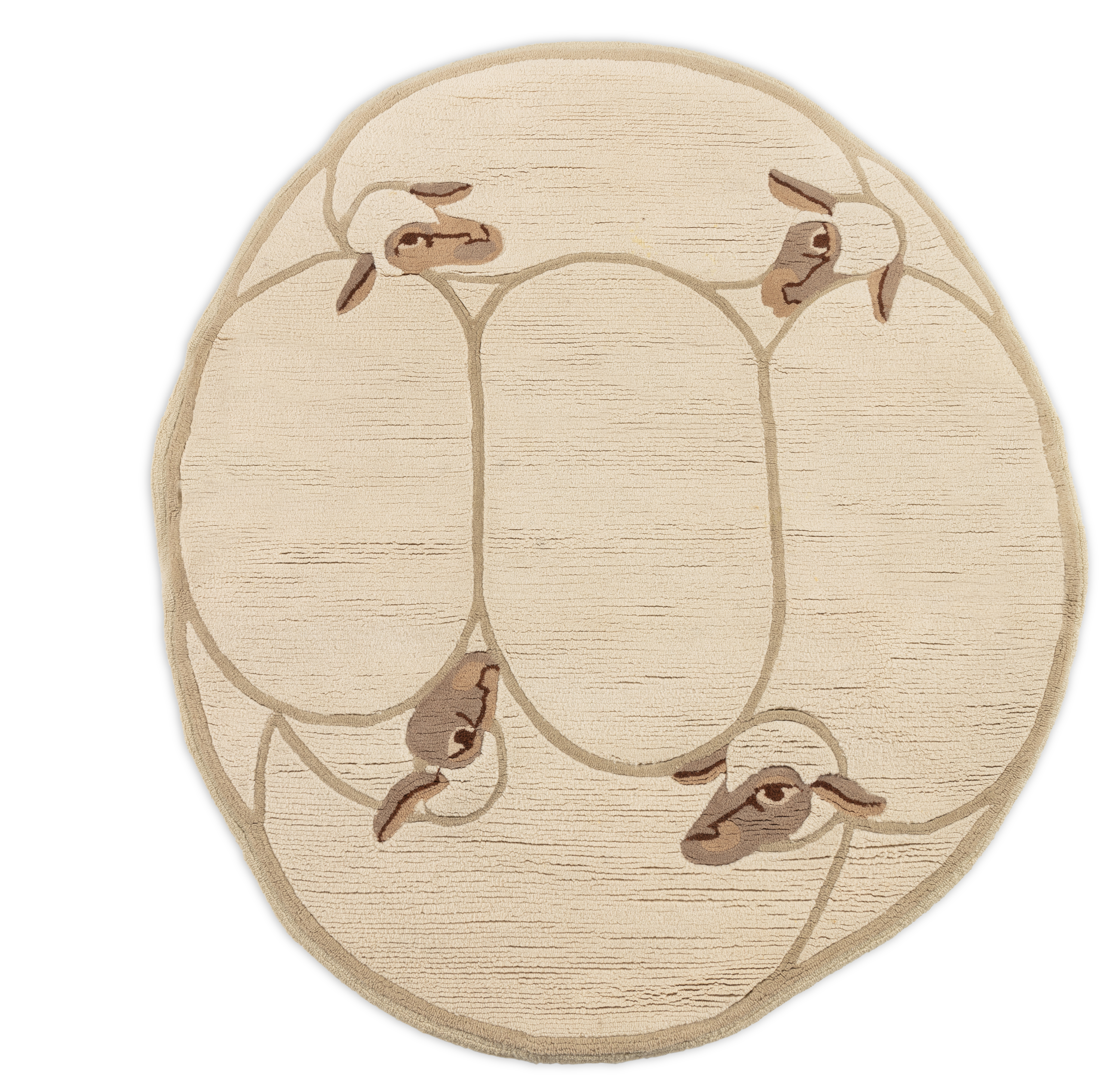 François-Xavier Lalanne — Tapis Mini troupeau de moutons