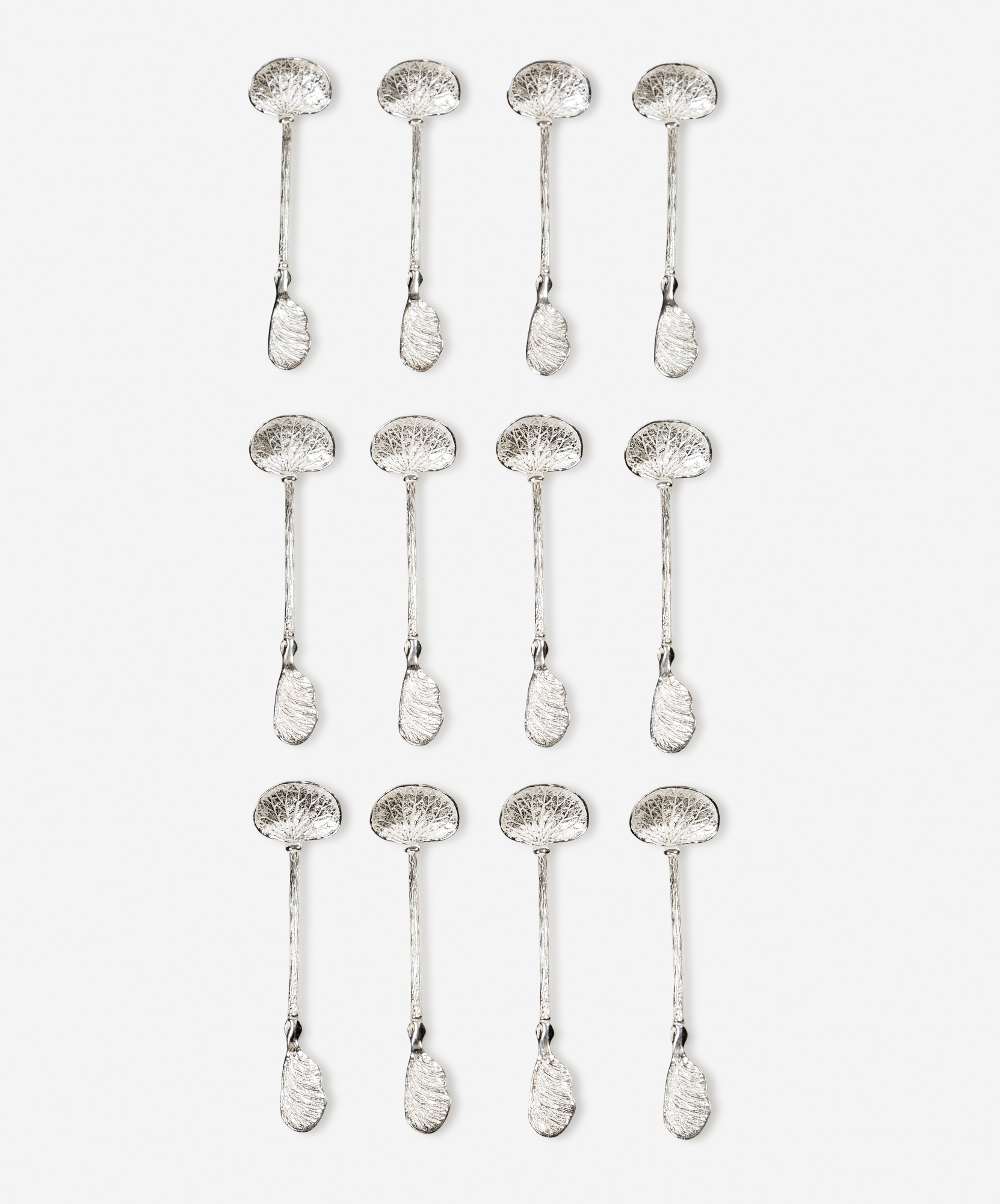 Claude Lalanne — Ensemble de 12 cuillères à café Phagocyte