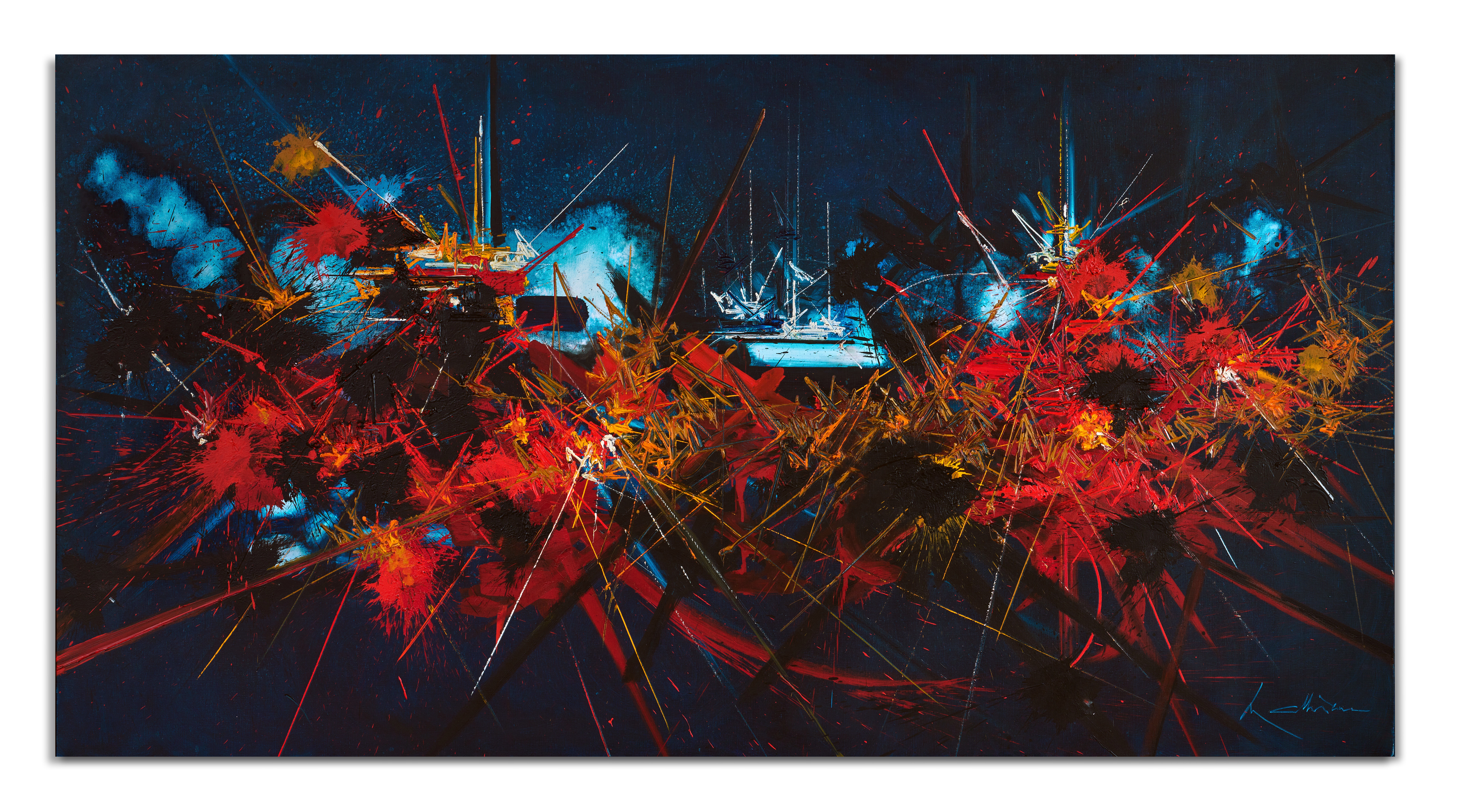 Georges Mathieu — Source délicieuse, en misères féconde