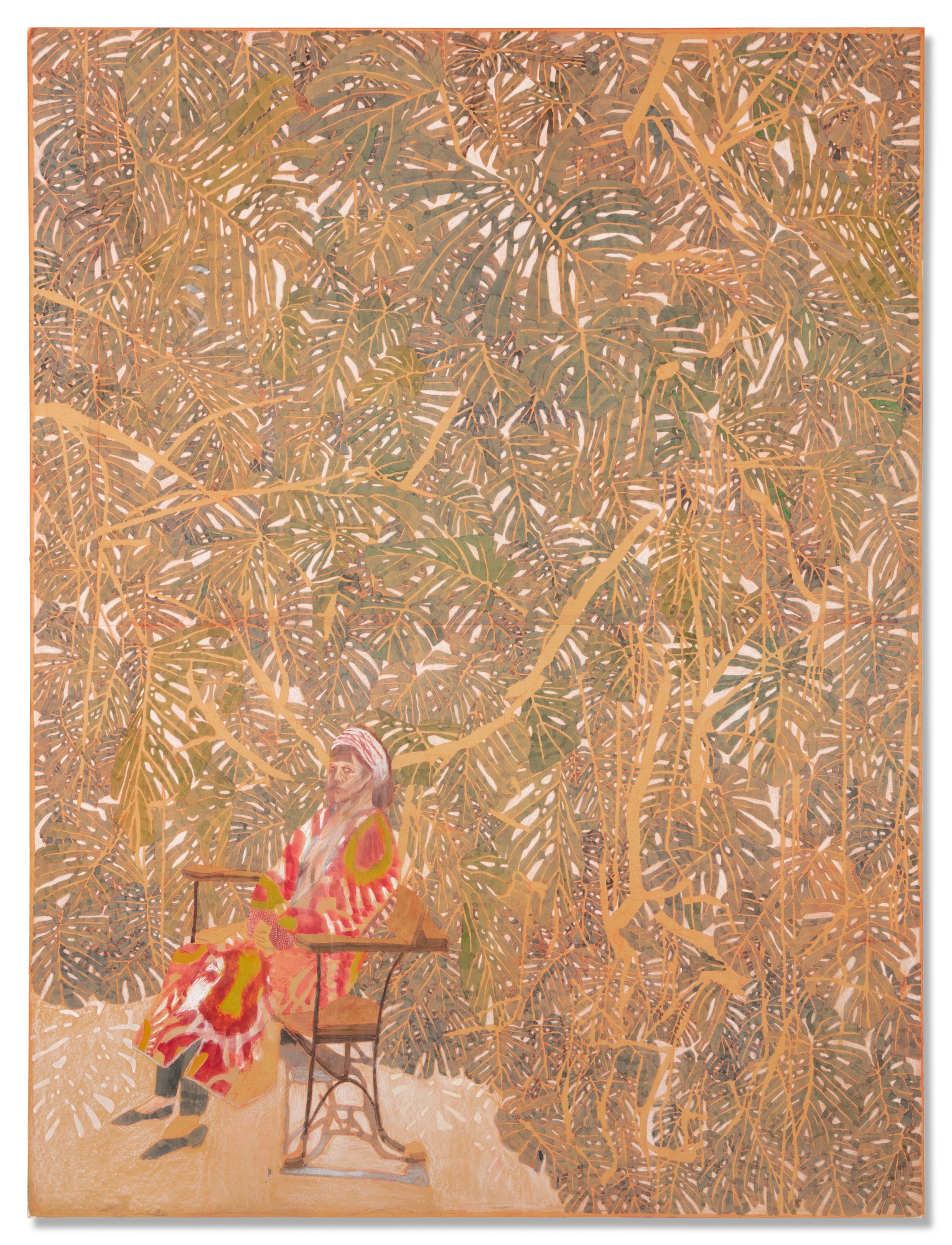 Lilette au banc Gaudi