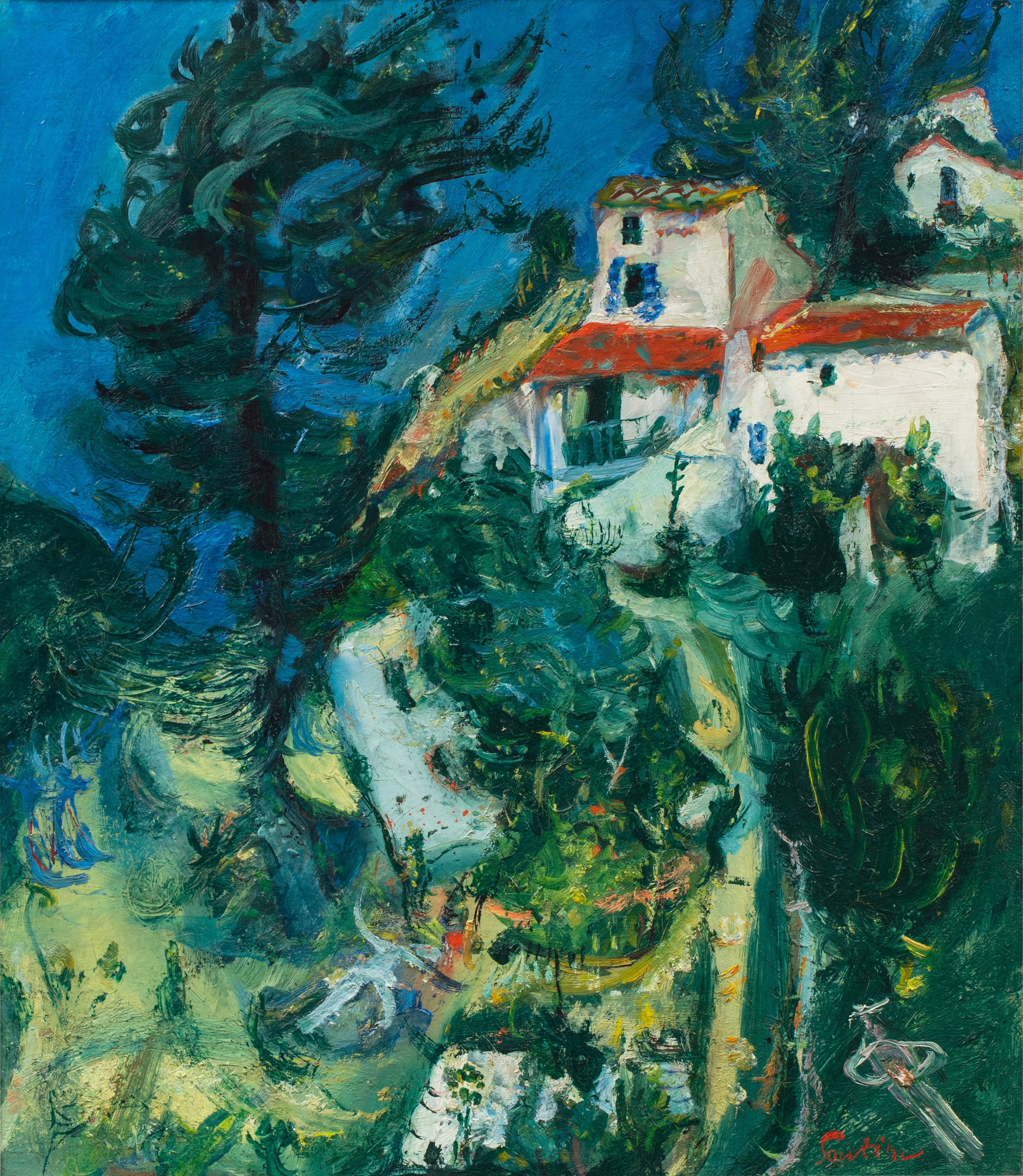 Chaïm Soutine — Paysage de Cagnes