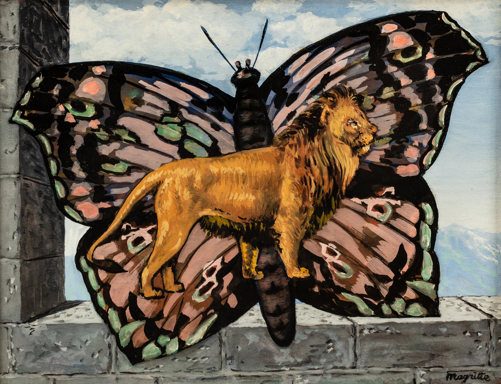 René Magritte — La place au soleil