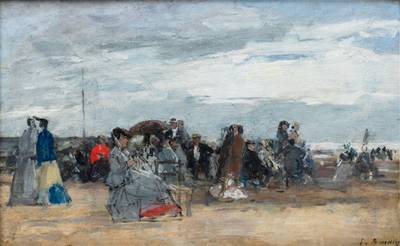 Trouville, Scène de Plage