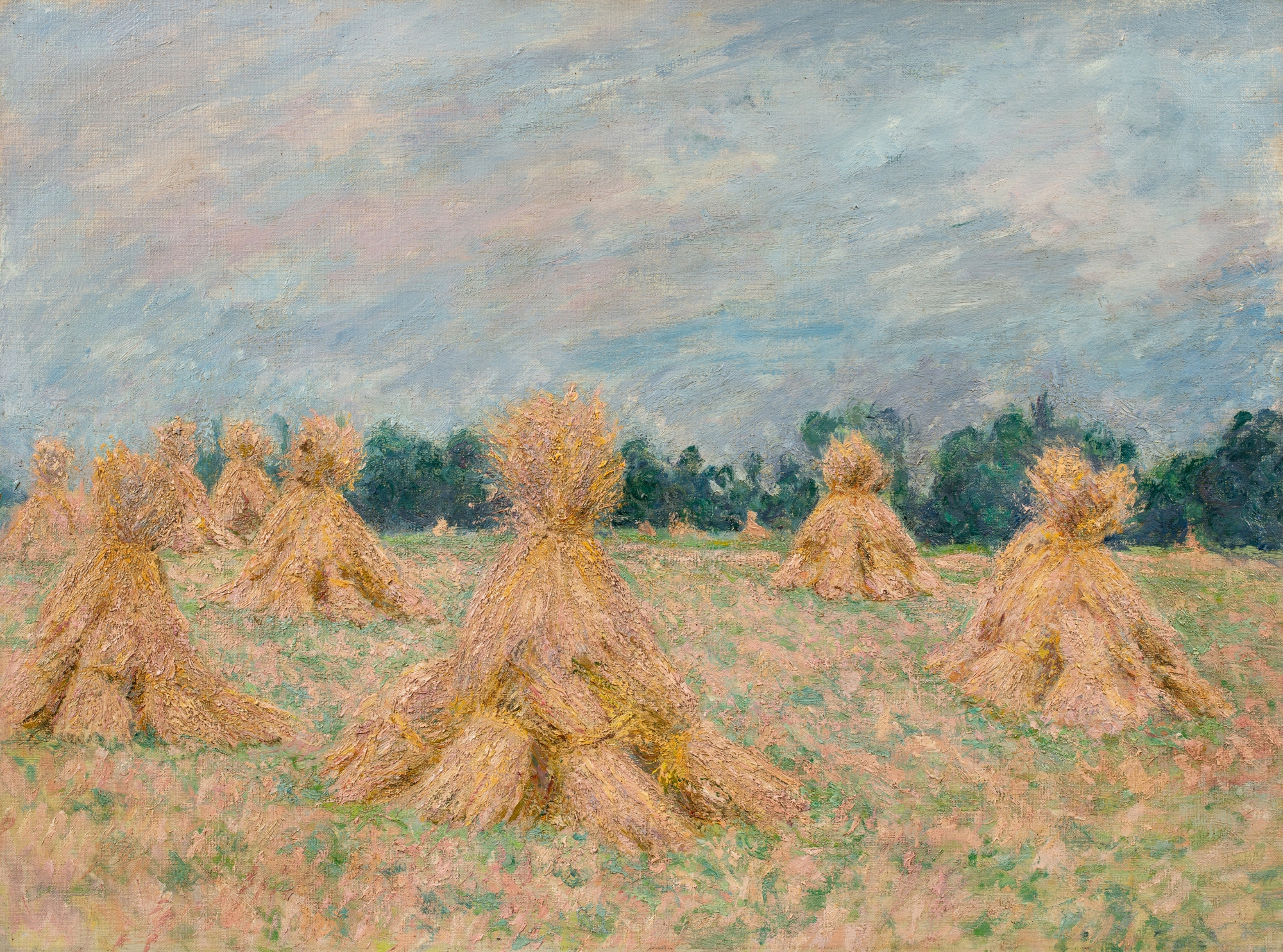 Blanche Hoschedé-Monet — La Moisson (Les Moyettes)