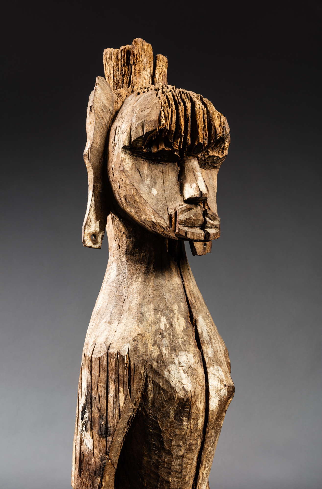 Statue hampatong, Dayak, Kalimantan, Bornéo, Indonésie — Hampatong Dayak Figure, Kalimantan, Borneo, Indonesia